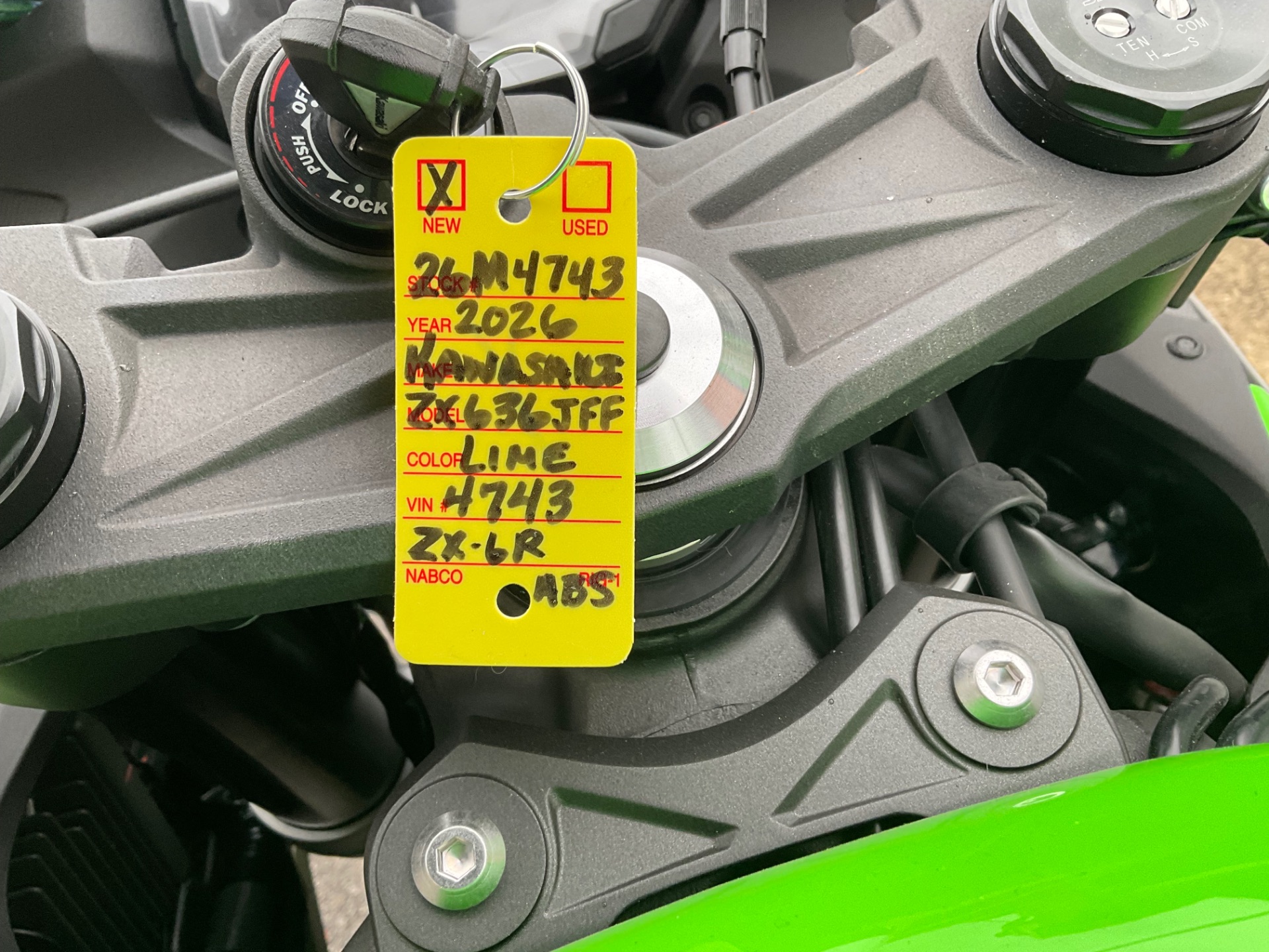 New 2026 Kawasaki Ninja® ZX™-6R ABS Motorcycles in Howell, MI