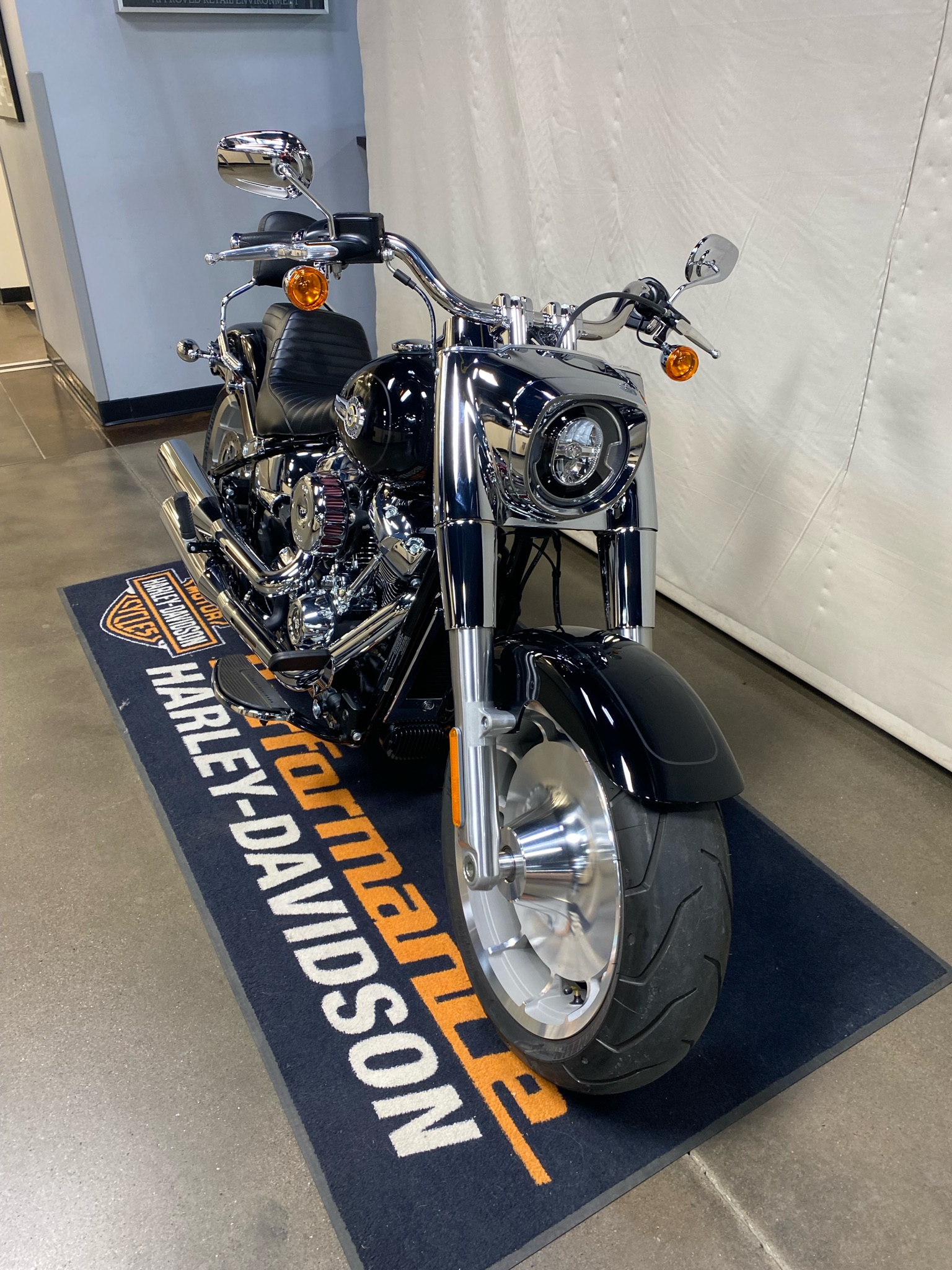 Used 2024 Harley-Davidson Fat Boy® 114 Vivid Black | Motorcycles