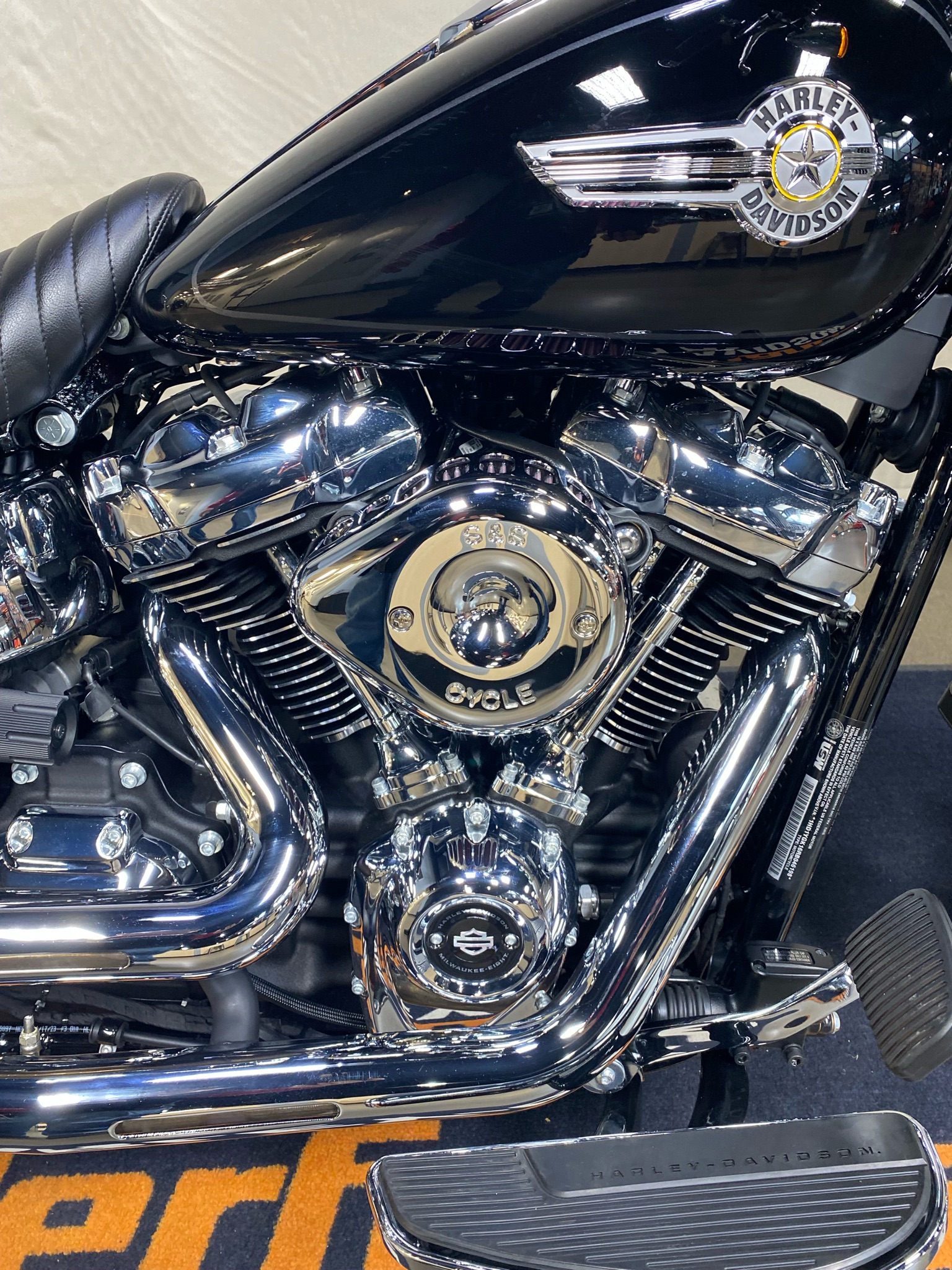 Used 2024 Harley-Davidson Fat Boy® 114 Vivid Black | Motorcycles