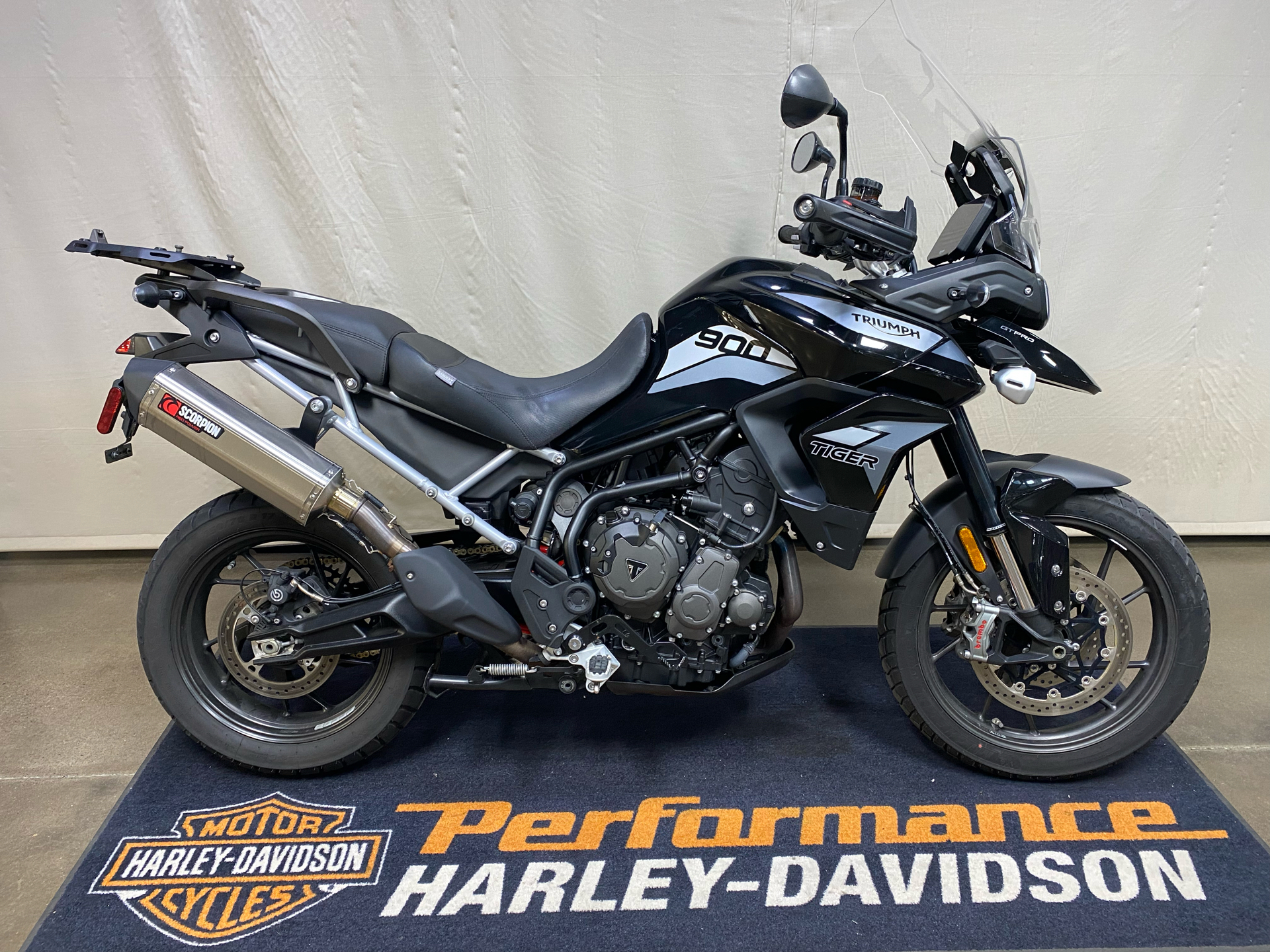 Used 2023 Triumph Tiger 900 GT Pro Sapphire Black Motorcycles in