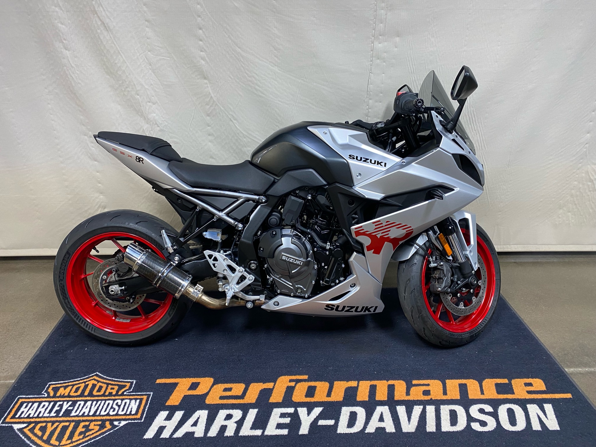 Used 2024 Suzuki GSX-8R Metallic Matte Sword Silver | Motorcycles