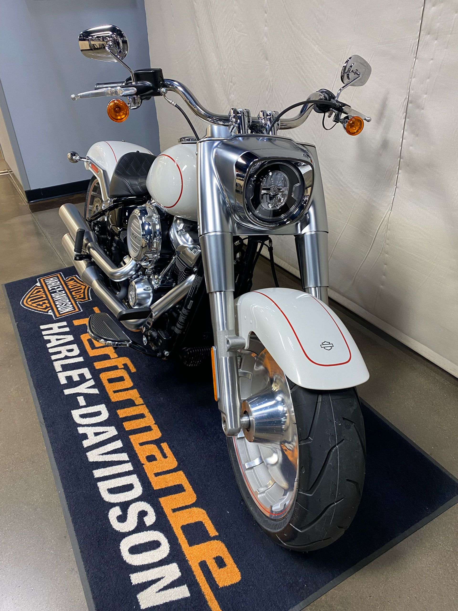 Used 2018 Harley-Davidson Fat Boy® 107 Bonneville Salt Pearl