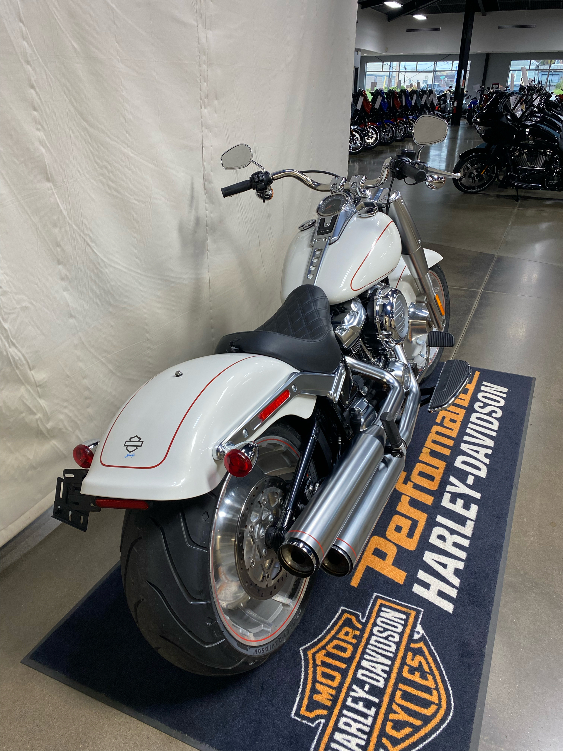 Used 2018 Harley-Davidson Fat Boy® 107 Bonneville Salt Pearl