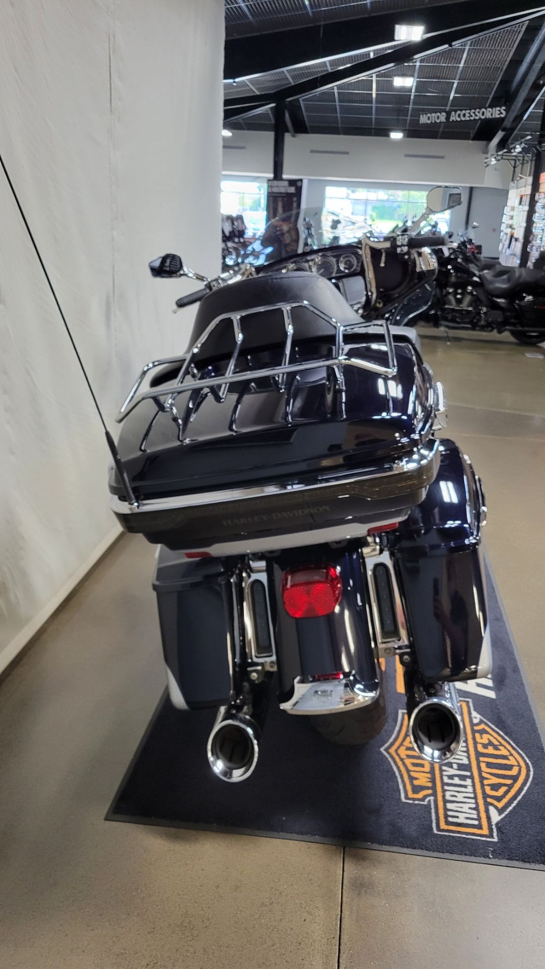 harley davidson ブラック×ホワイト×ブルー　ビンテージ harley davidson ブラック×ホワイト×ブルー ビンテージ