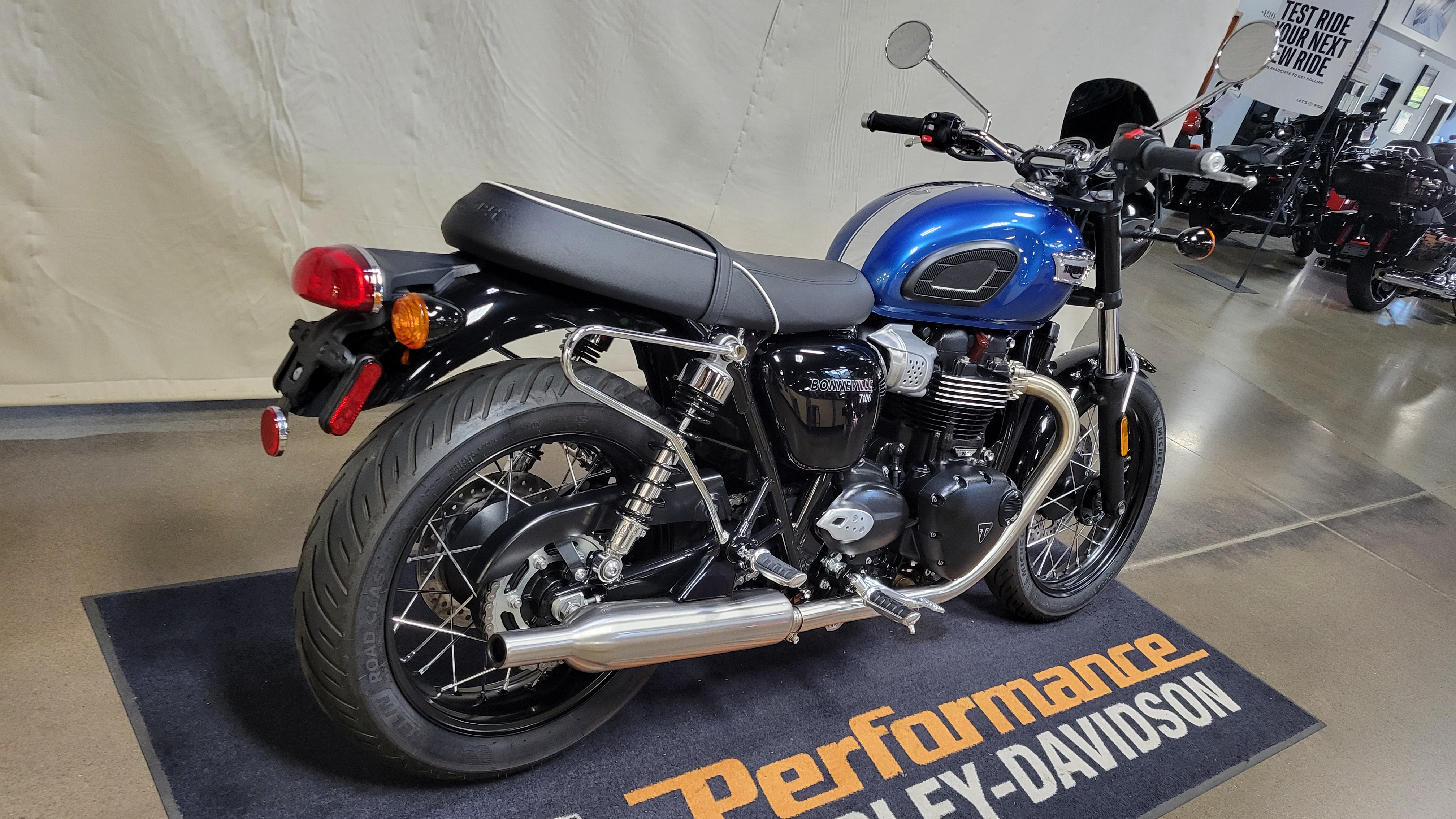 Used 2023 Triumph Bonneville T100 Jet Black Motorcycles in