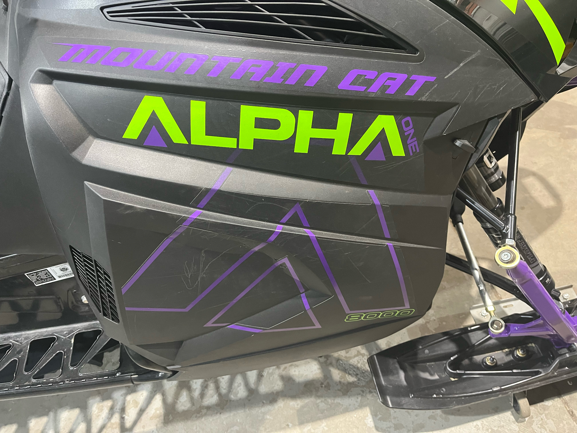 2019 Arctic Cat M 8000 Mountain Cat Alpha One 154 2