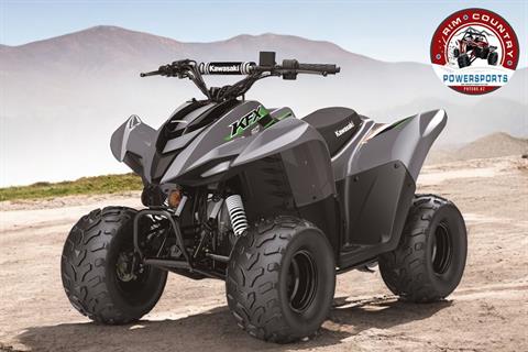 New 2024 Kawasaki KFX 90 | ATVs in Payson AZ | KA442 Battle Gray