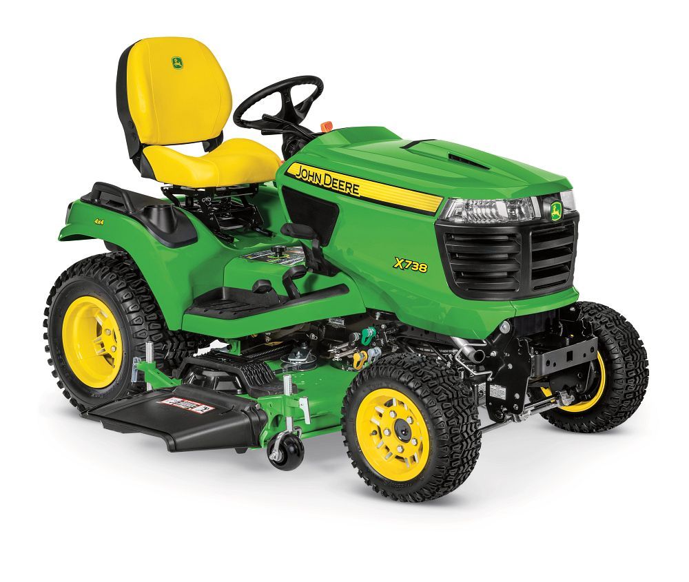 2025 John Deere X738 Signature Series Tractor without mower deck in Grand Rapids, Minnesota