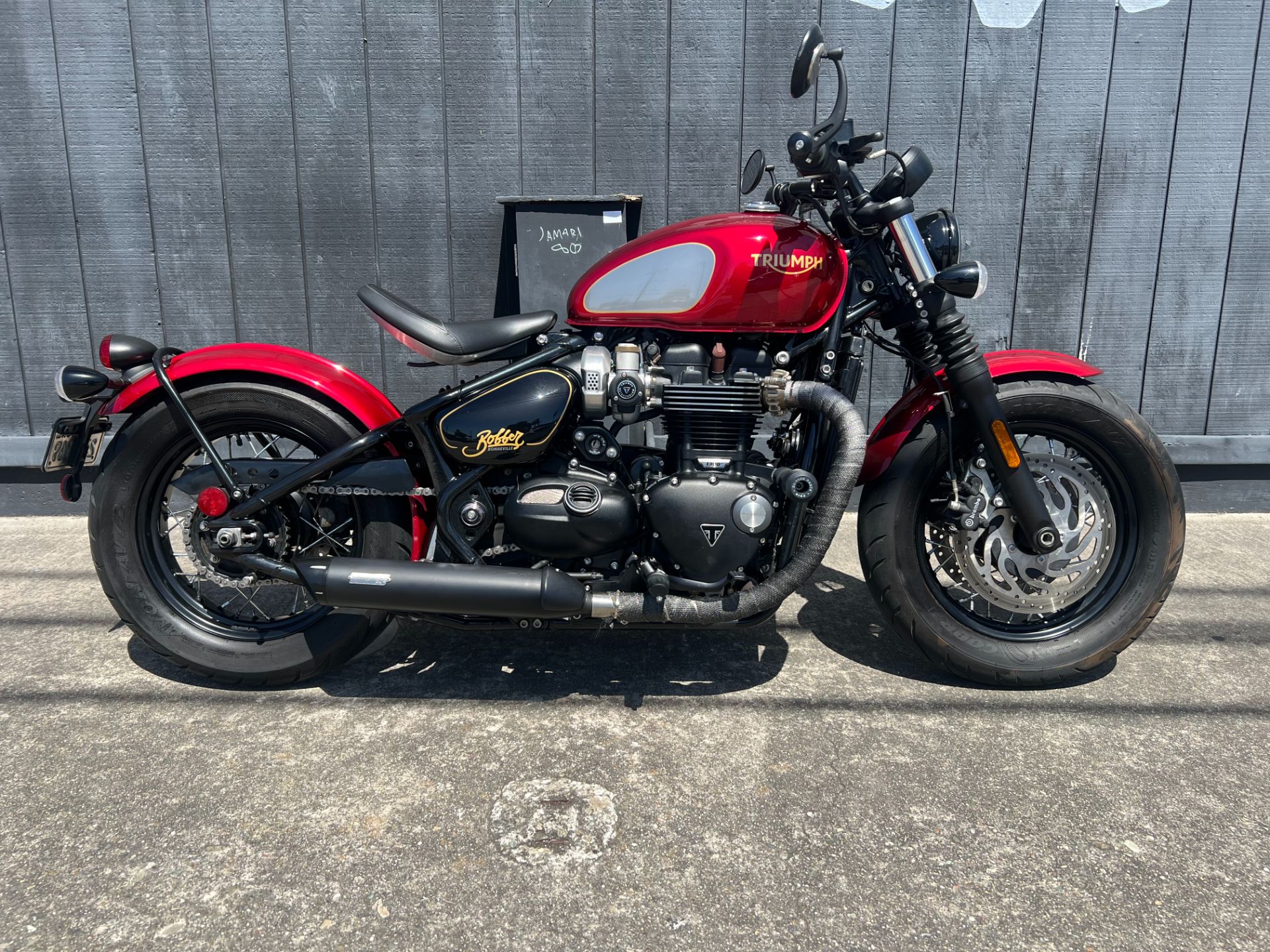 2022 Triumph Bonneville Bobber Gold Line for sale 1172301