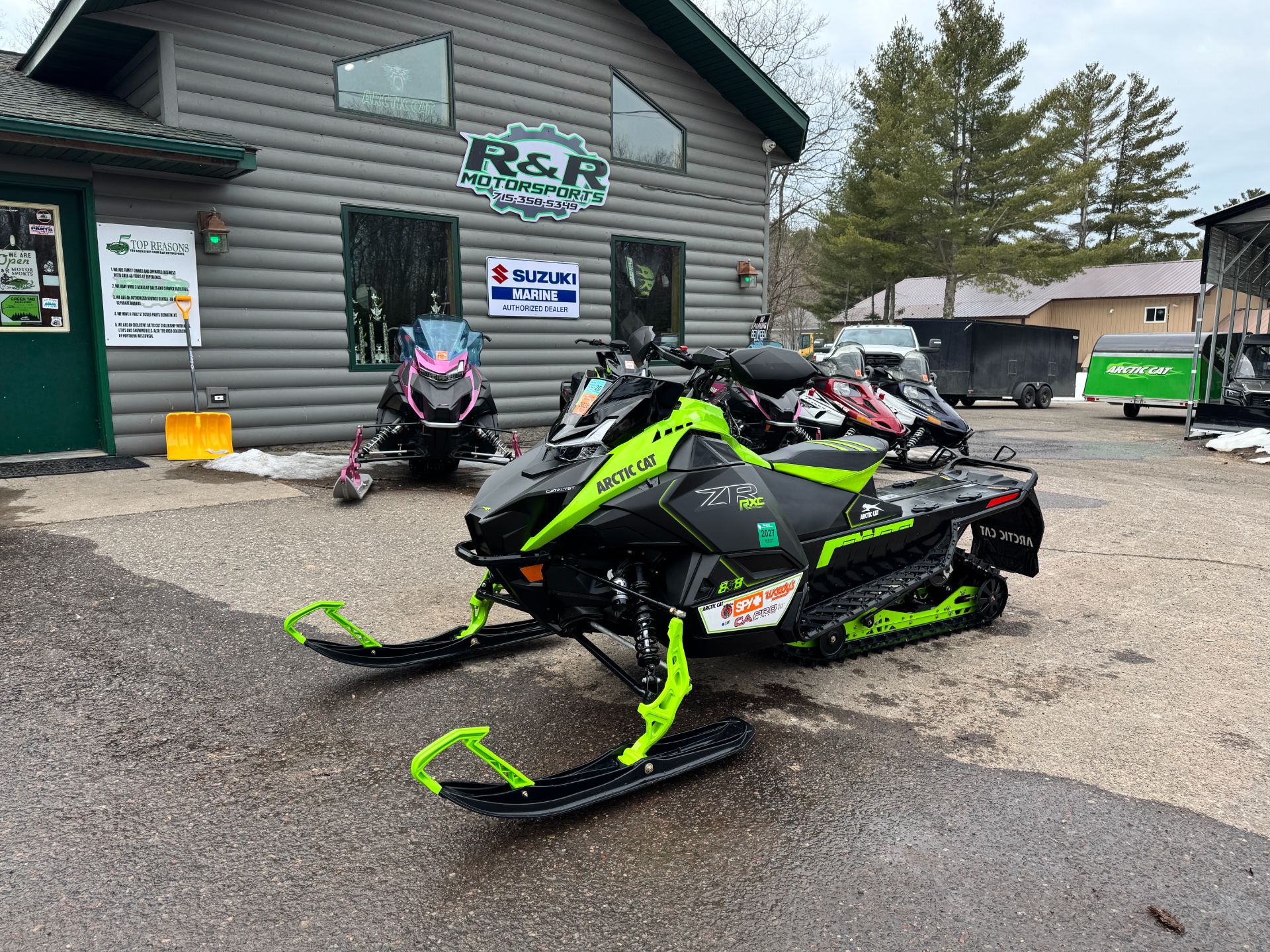 Used 2025 Arctic Cat ZR 858 R-XC ES | Snowmobiles in Hazelhurst WI