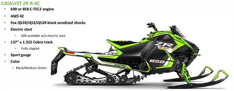 New 2026 Arctic Cat ZR 858 ATAC ES 137 (AC G8 display