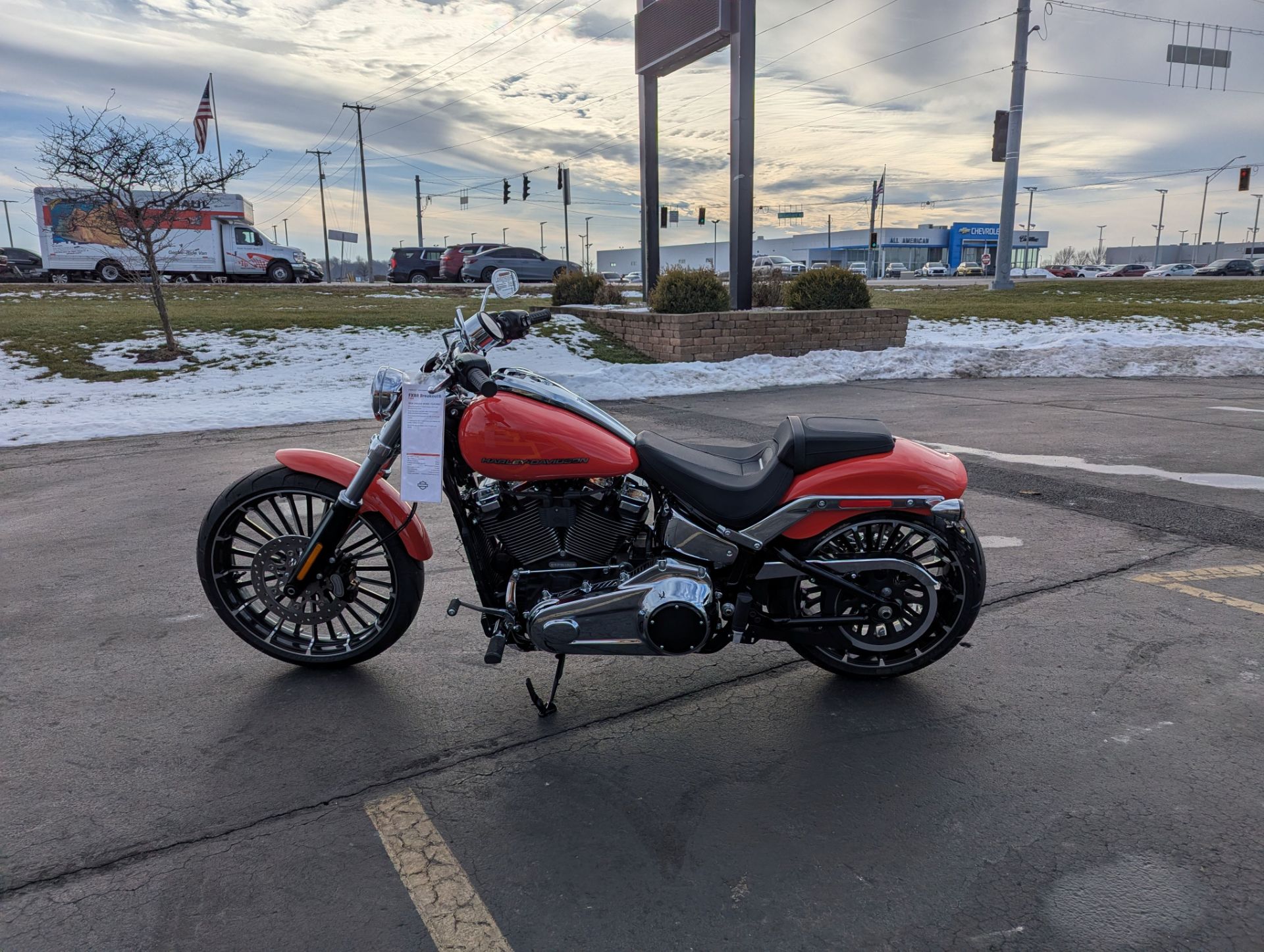 New 2026 Harley-Davidson Breakout® Blood Orange | Motorcycles in