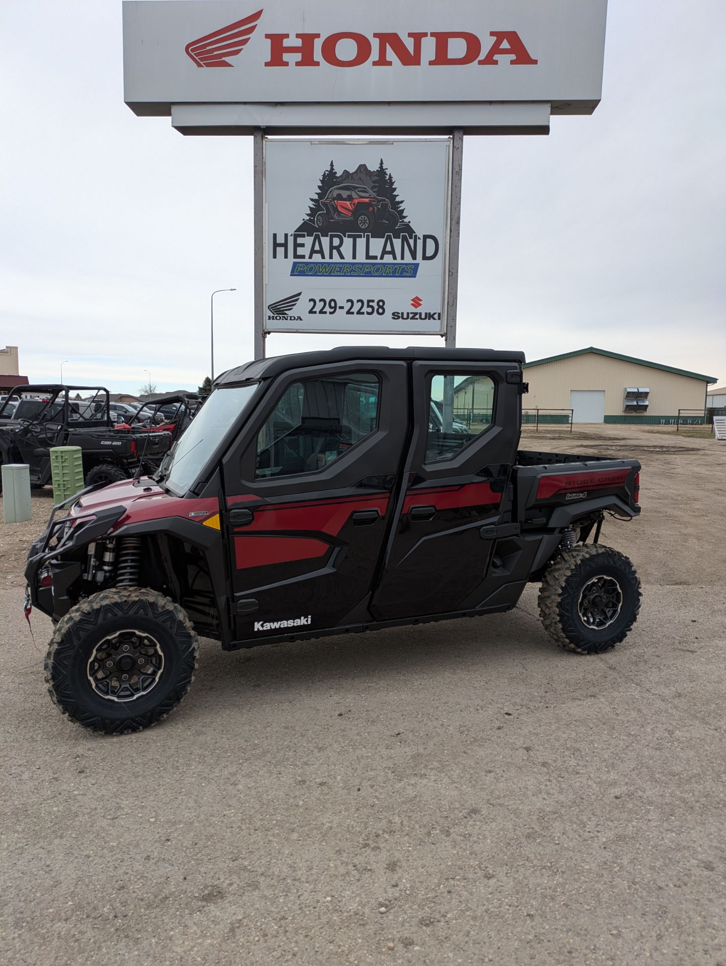 2026 Kawasaki RIDGE® CREW Platinum Ranch Edition HVAC 1