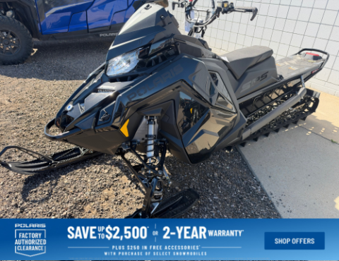 2027 Polaris 850 RMK SPS 155 Gloss Black ES 7S — photo 1 of 8