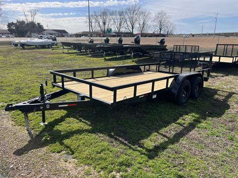 2026 L & O Manufacturing 6' 10" 16FT DUAL AXLE TRAILER — photo 1 of 5