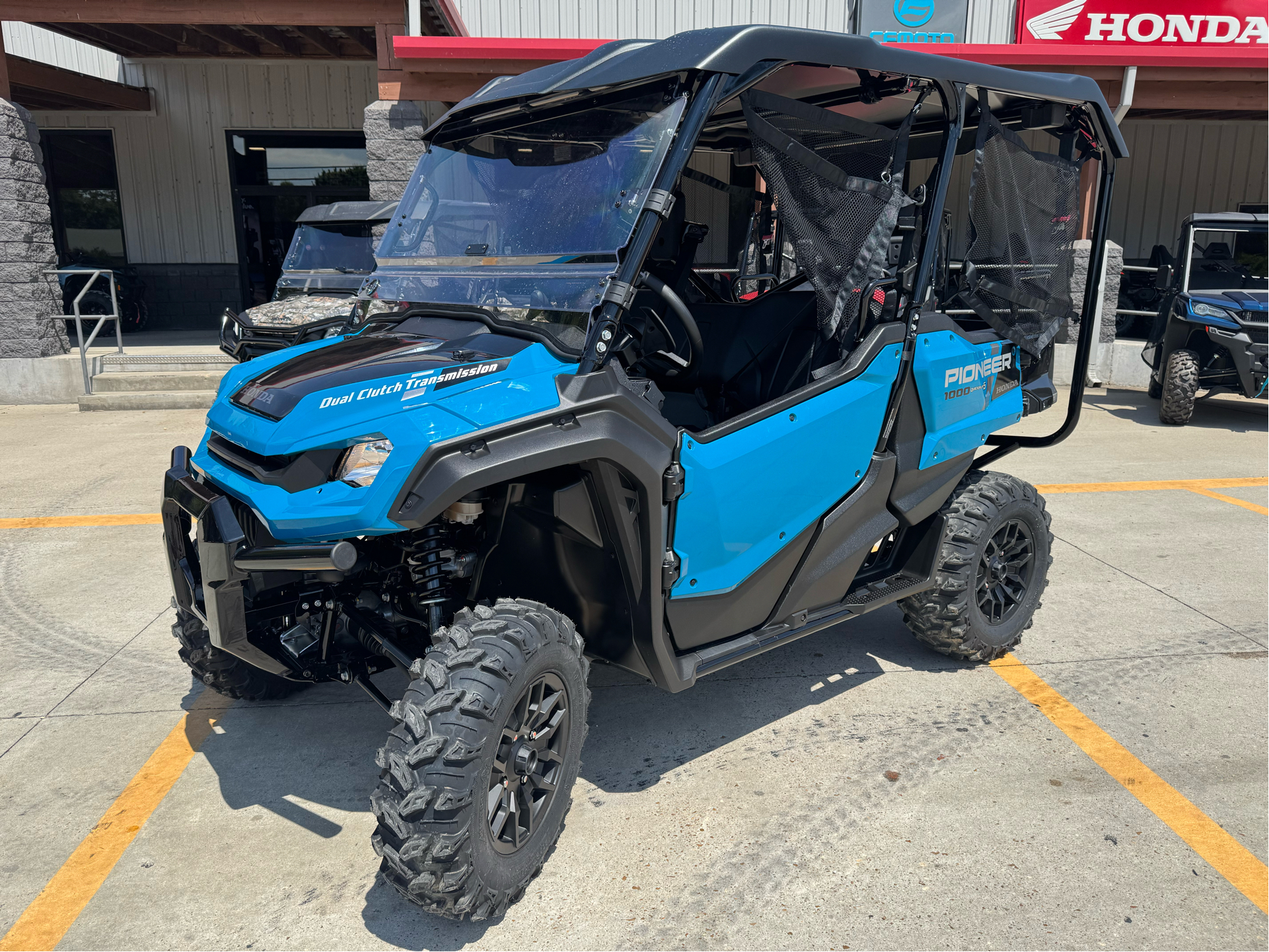 New 2025 Honda Pioneer 1000-5 Deluxe Teal Blue | Utility Vehicles