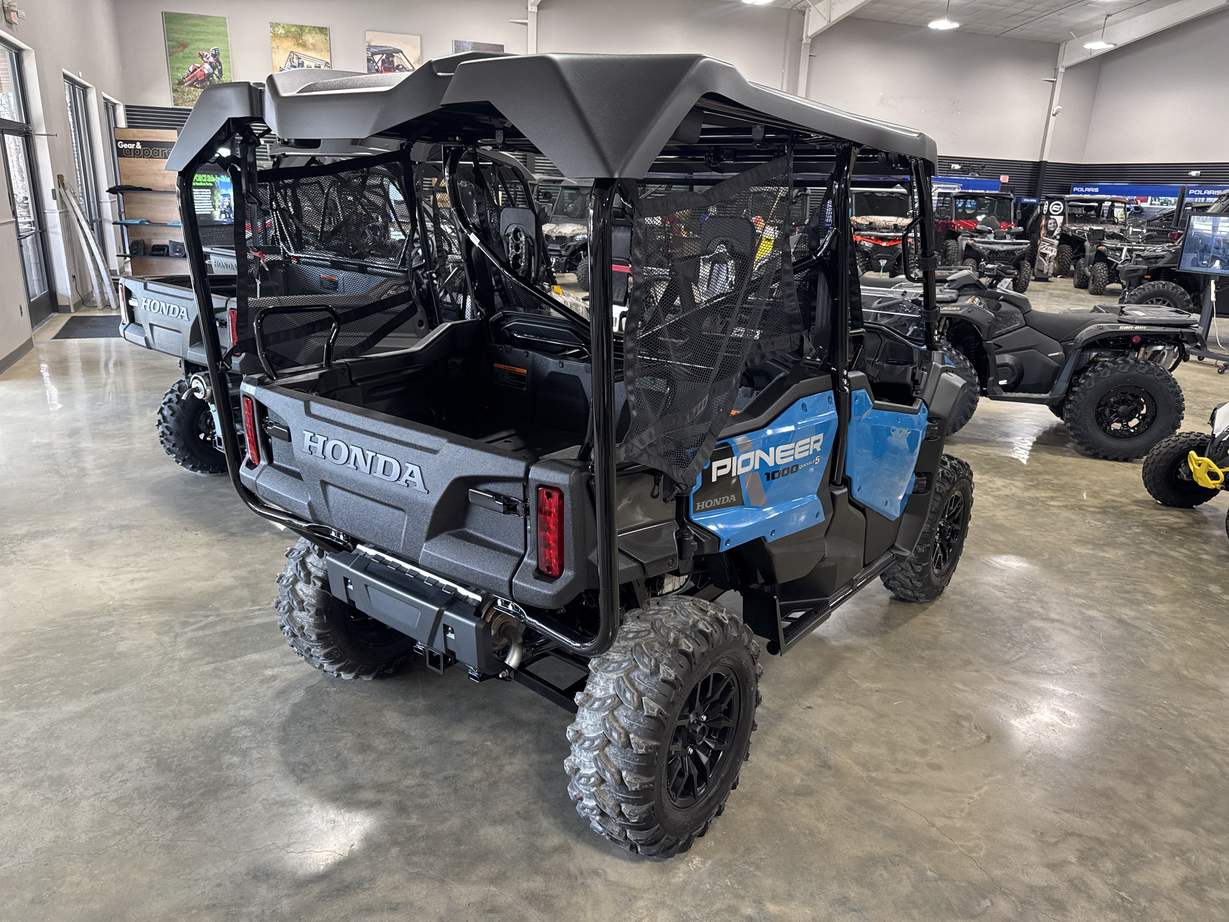 New 2025 Honda Pioneer 1000-5 Deluxe Teal Blue | Utility Vehicles