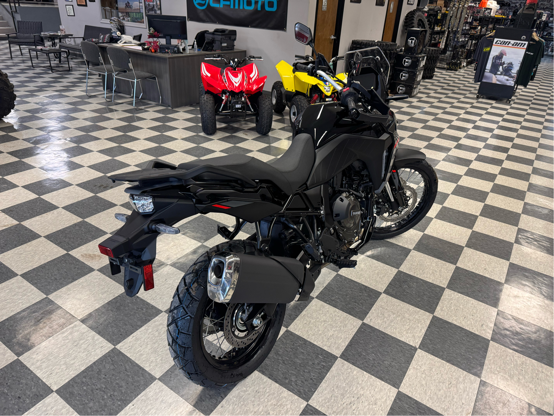 New 2025 Suzuki V-Strom 800DE Glass Sparkle Black | Motorcycles in