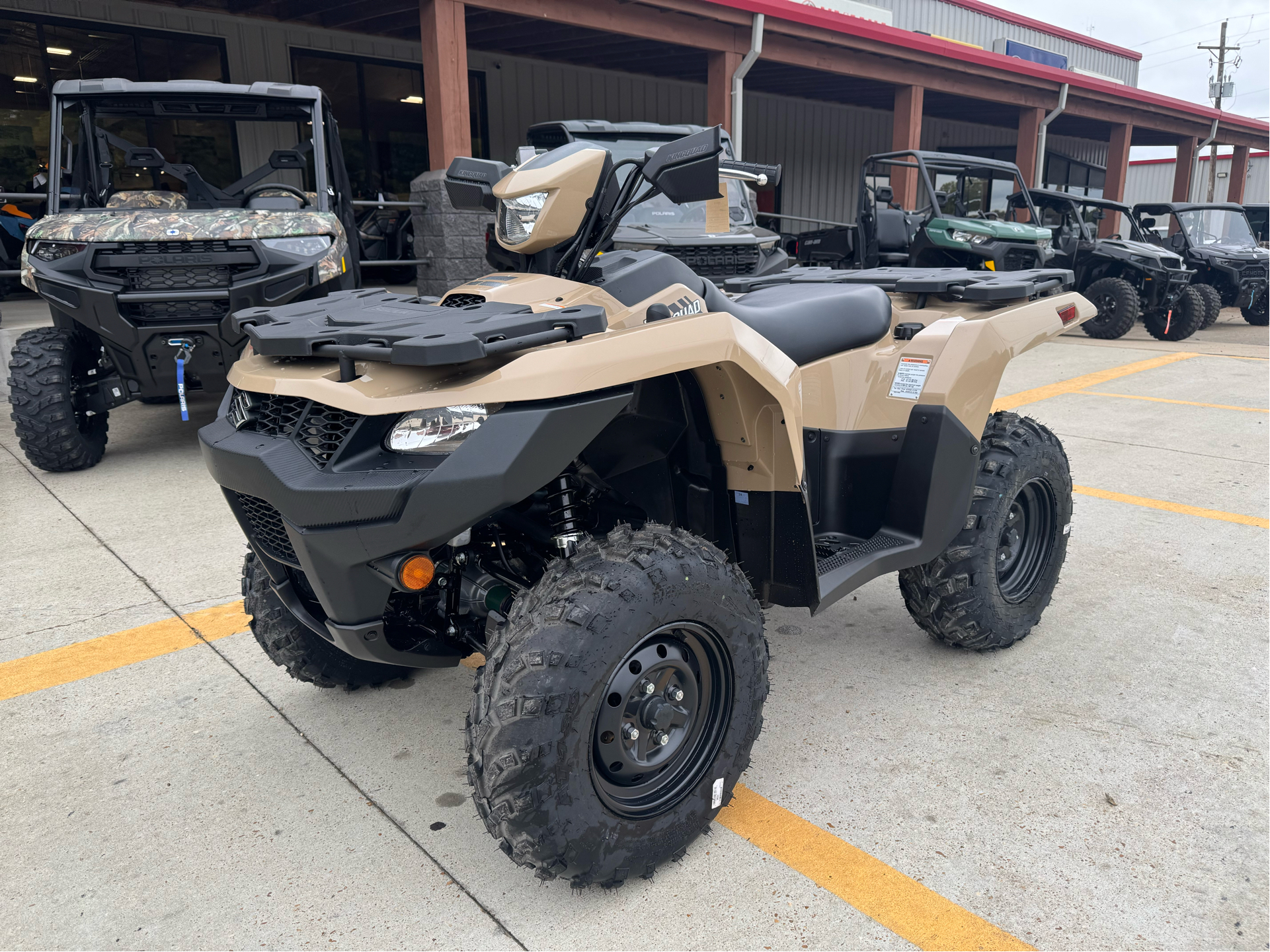 New 2025 Suzuki KingQuad 750AXi Power Steering Desert Beige | ATVs