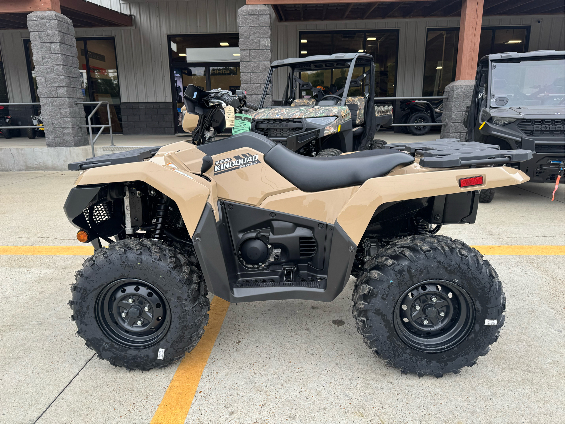 DYNASTY QUADS７GOLD New 2025 Suzuki KingQuad 750AXi Power Steering Desert Beige | ATVs