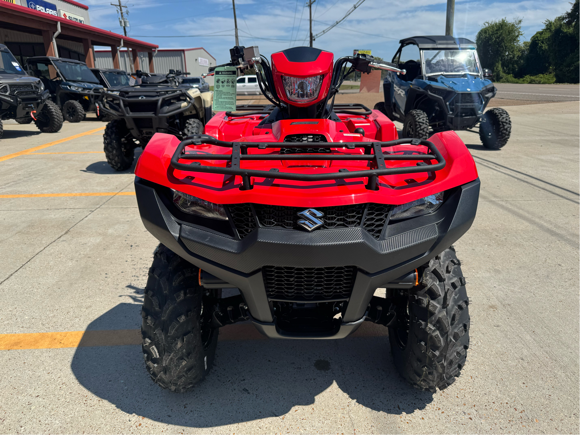 New 2025 Suzuki KingQuad 750AXi Flame Red | ATVs in Leland MS