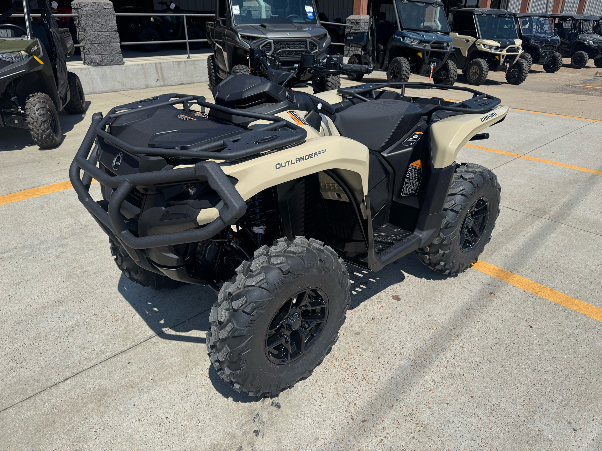 New 2026 Can-Am Outlander PRO XU HD7 Desert Tan | ATVs in Leland