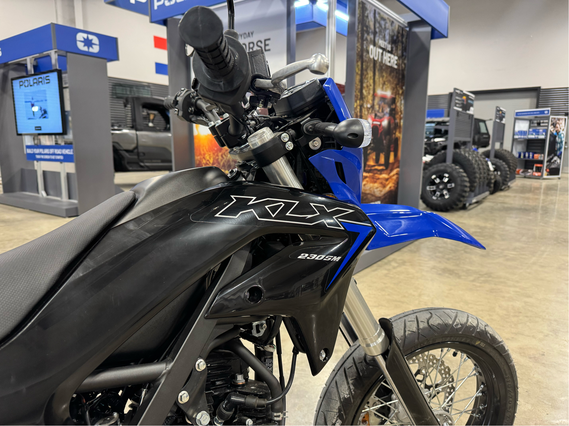 Used 2023 Kawasaki KLX 230SM Oriental Blue | Motorcycles in Leland