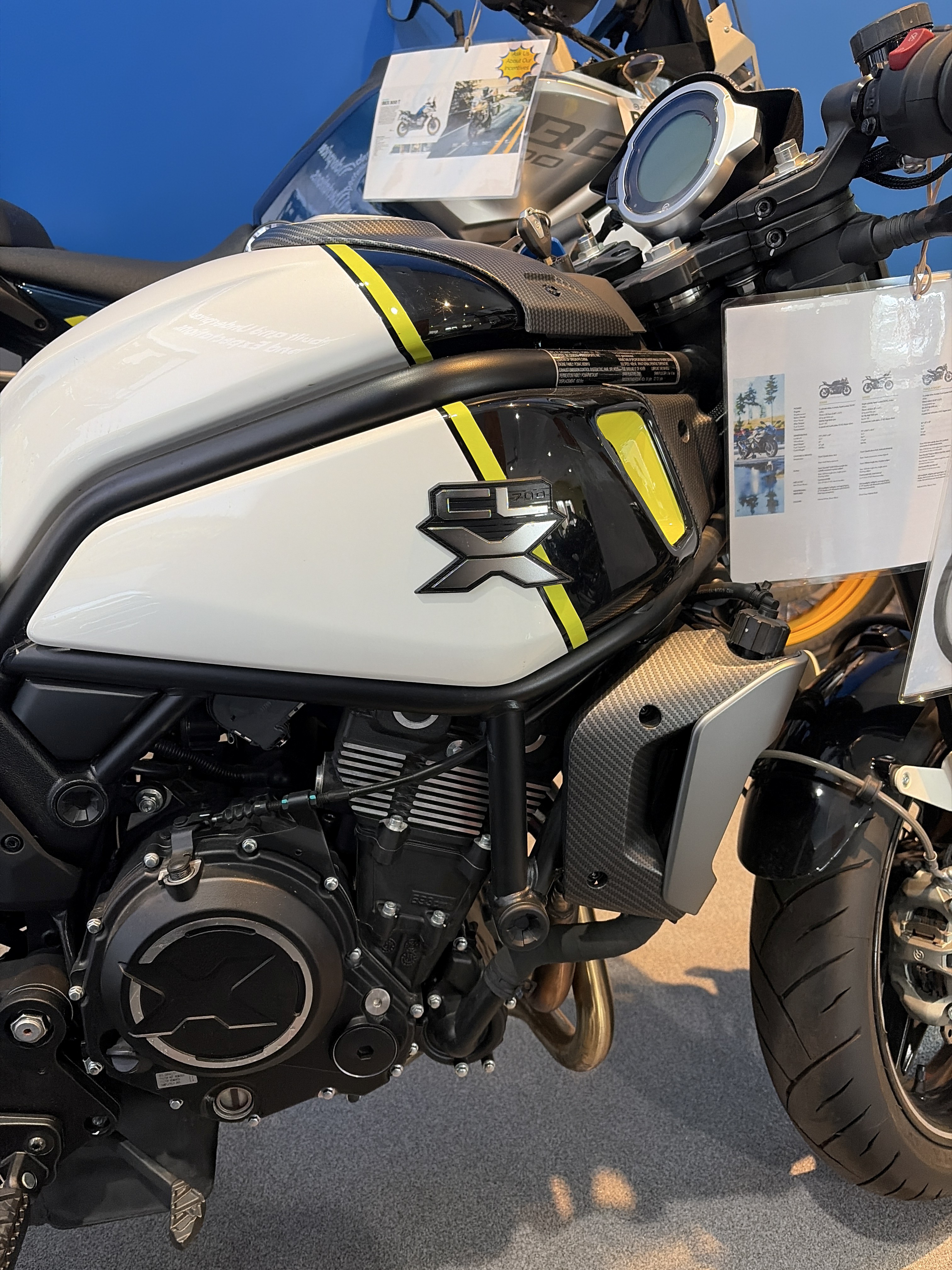 New 2023 CFMOTO 700CL-X Sport Nebula White | Motorcycles in