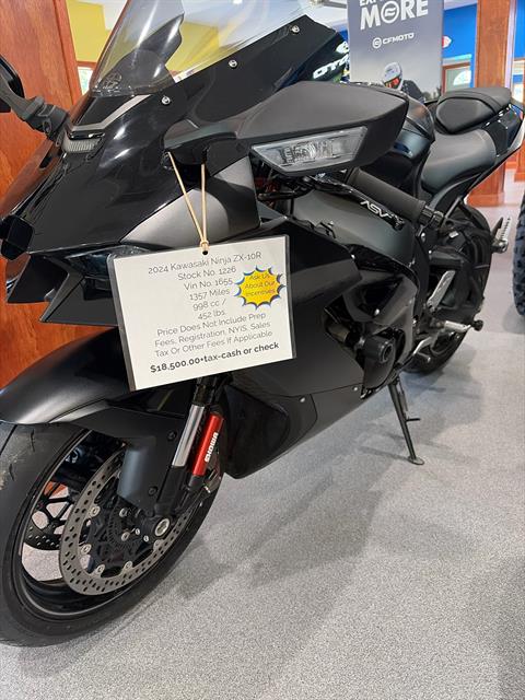 Used 2024 Kawasaki Ninja ZX-10R ABS Metallic Flat Spark Black
