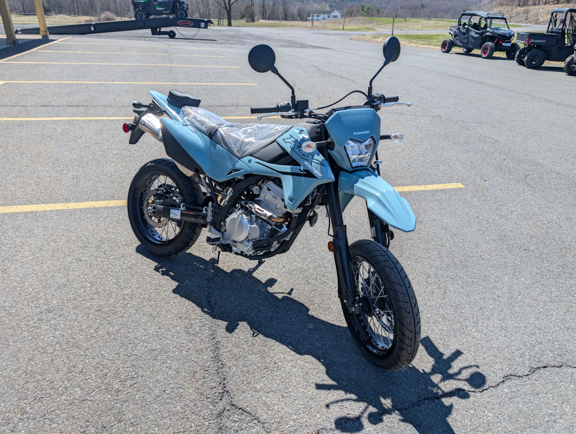 New 2025 Kawasaki KLX 300SM Phantom Blue | Motorcycles in Westerlo