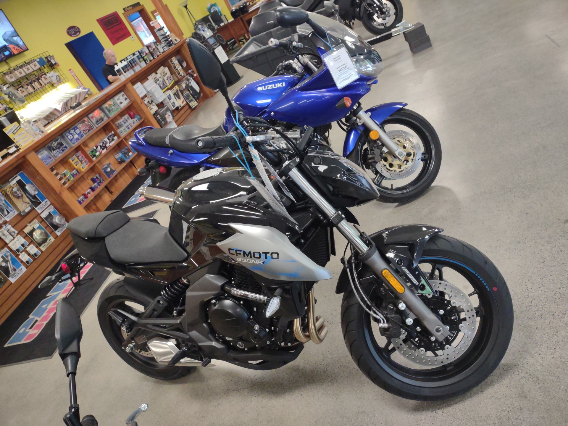 New 2022 CFMOTO 650NK Athens Blue | Motorcycles in Westerlo, NY