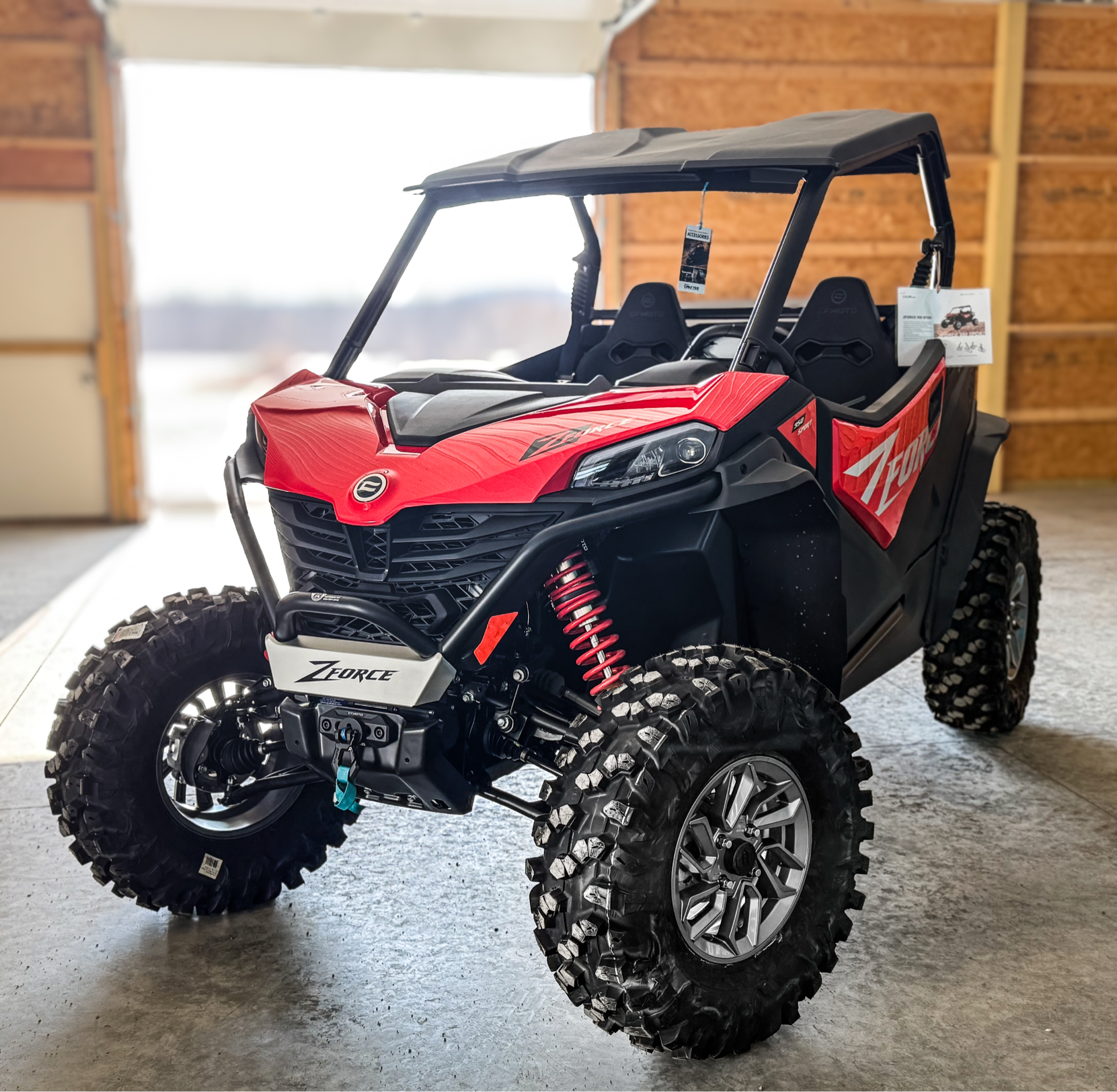 New 2025 CFMOTO ZForce 950 Sport Magma Red | Utility