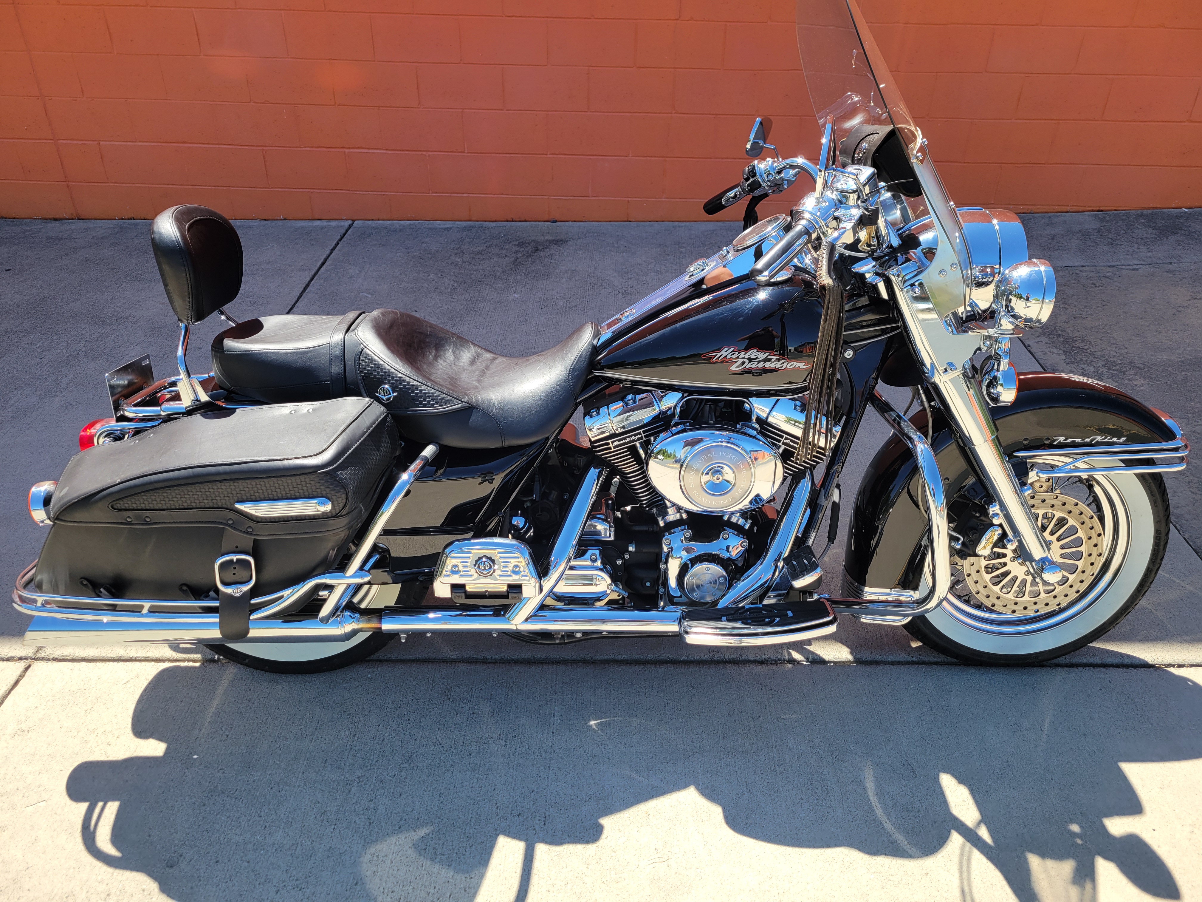 100th Anniversary Edition 2003 Road King Hard Bags Used 2000