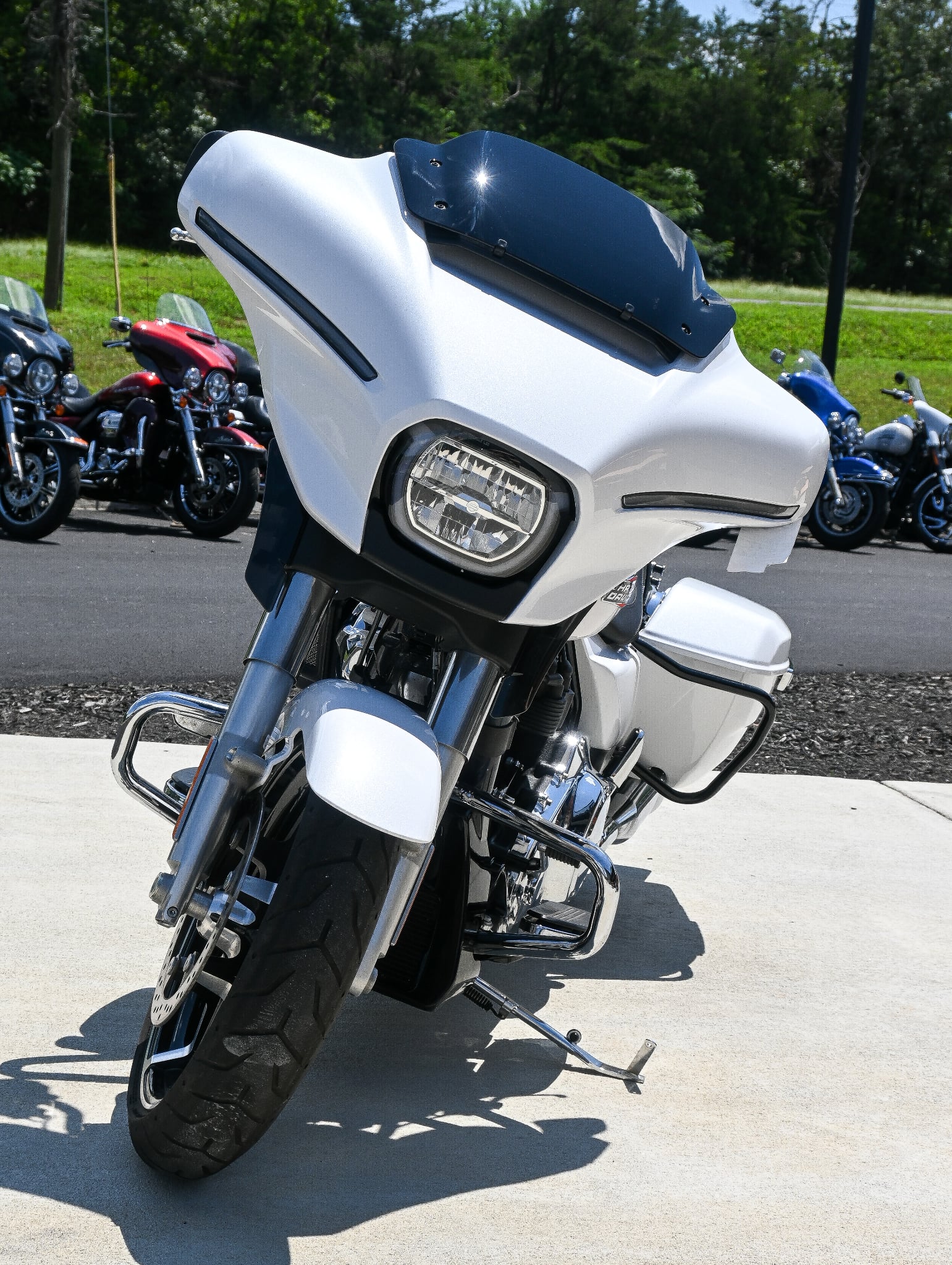 Harley-Davidson ハイカットスニーカー ホワイト Used 2024 Harley-Davidson Street Glide® White Onyx Pearl (Chrom
