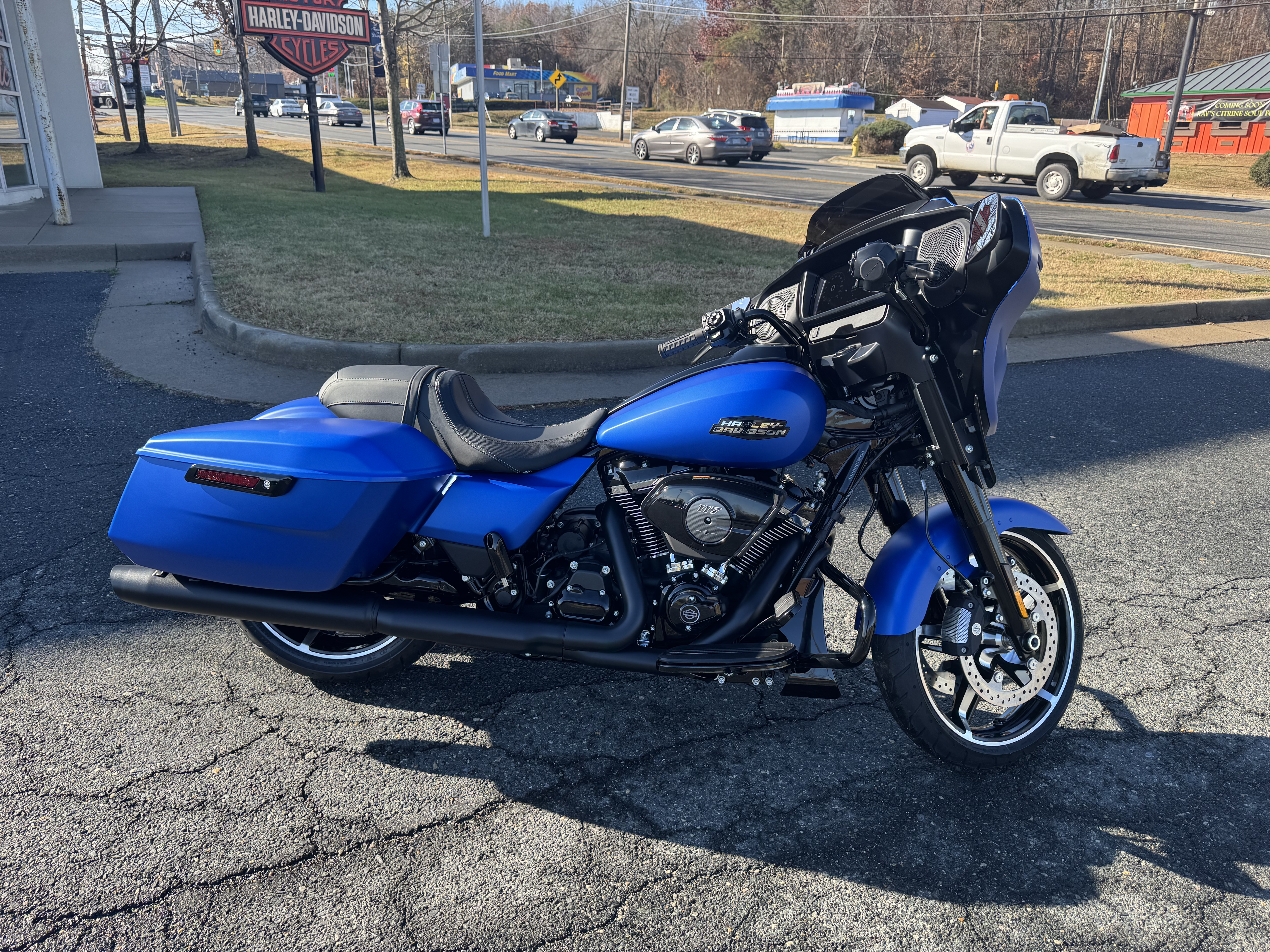 New 2026 Harley-Davidson Street Glide® Aurora Blue Denim Black Two