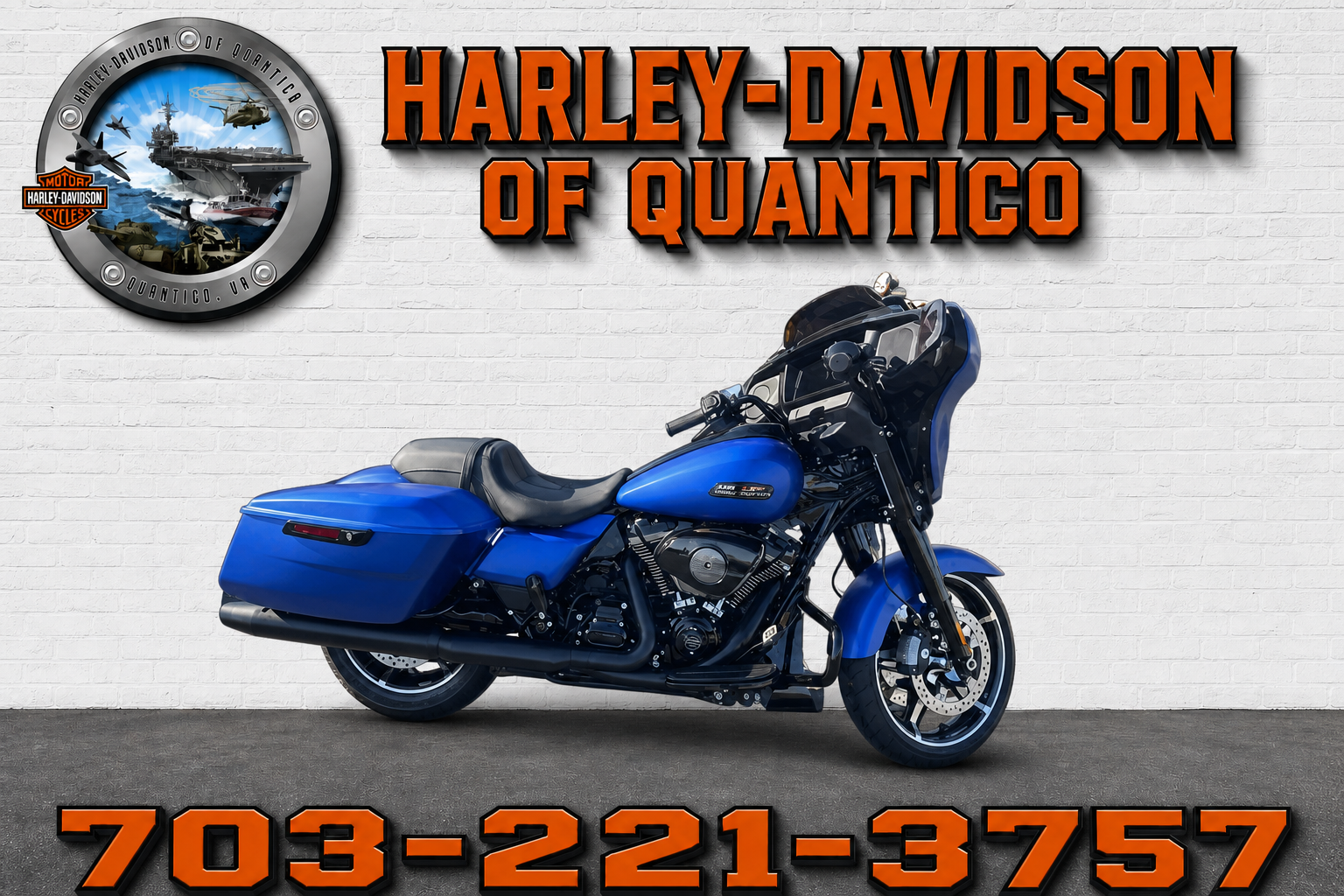 New 2026 Harley-Davidson Street Glide® Aurora Blue Denim Black Two