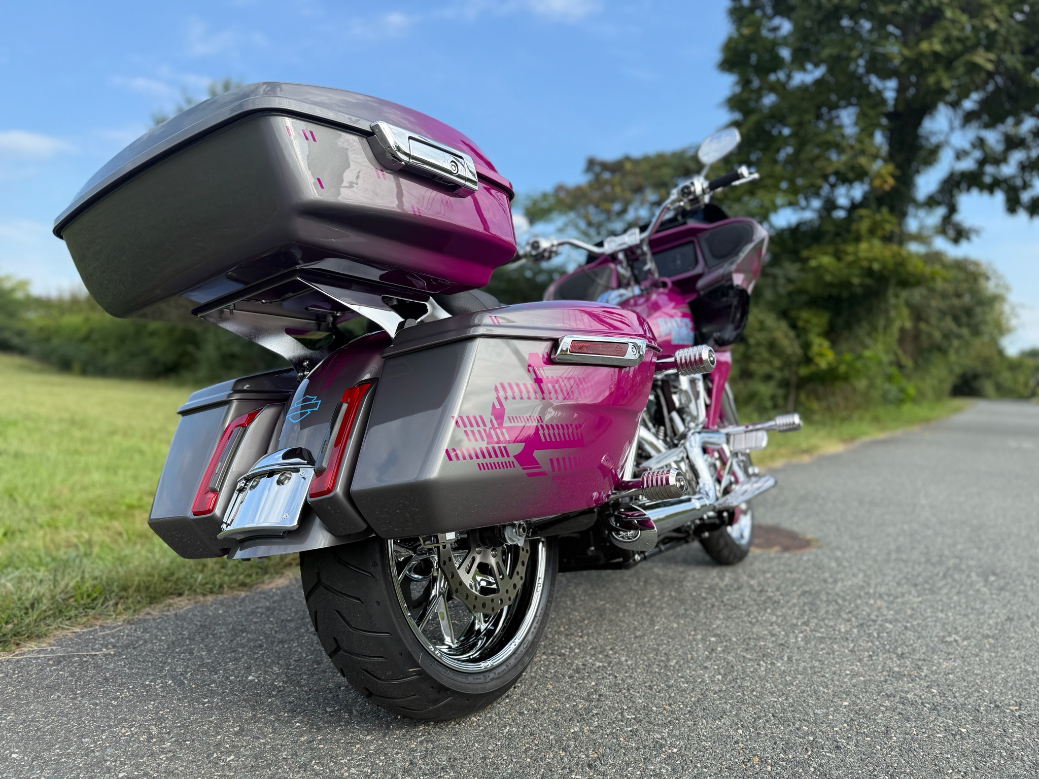 Harley-Davidson スモーキーピンク　レザーグローブ 山羊革　未使用 Used 2026 Harley-Davidson Road Glide® CUSTOM PINK/CHROME