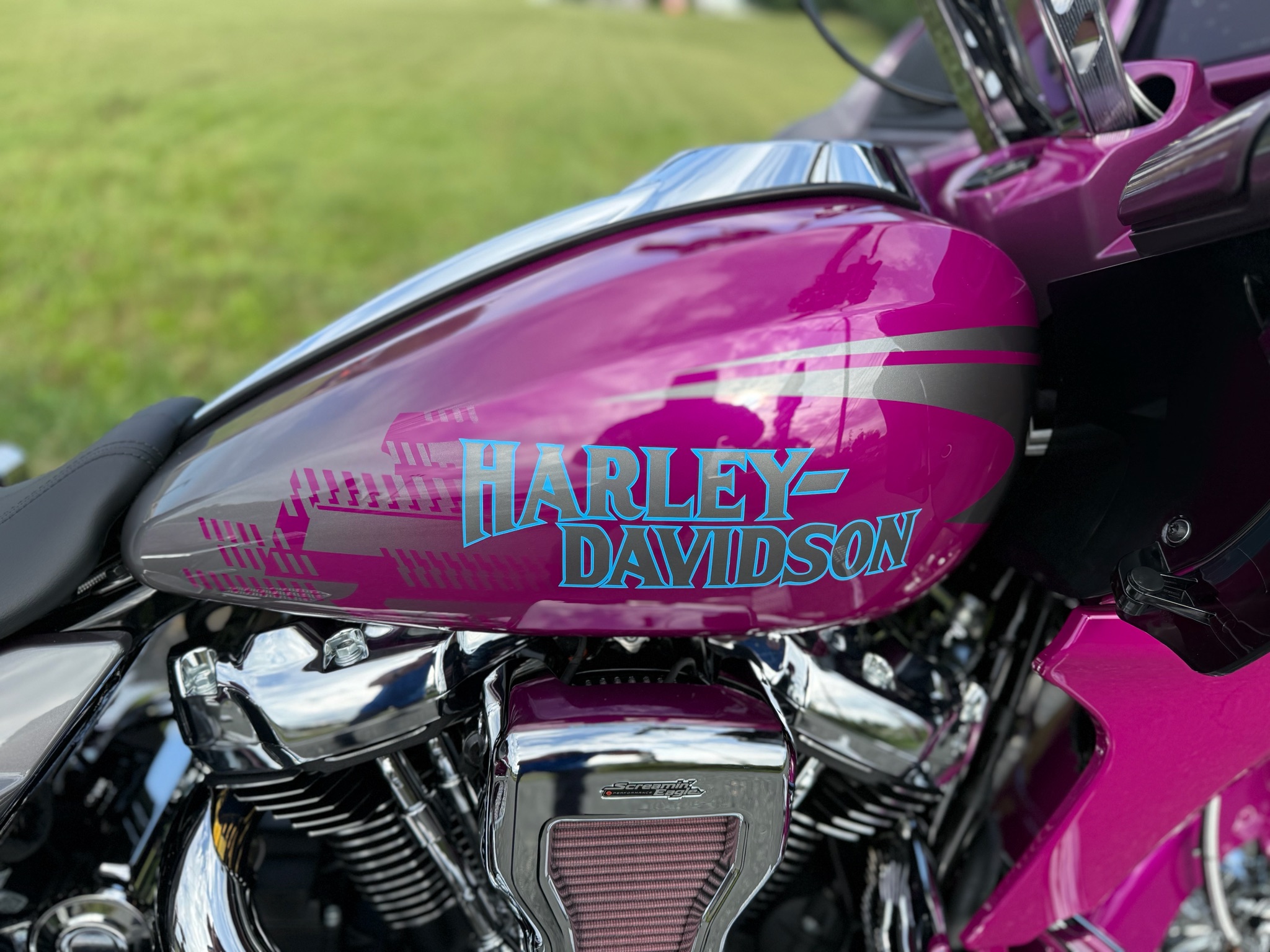 Harley-Davidson スモーキーピンク　レザーグローブ 山羊革　未使用 Used 2026 Harley-Davidson Road Glide® CUSTOM PINK/CHROME