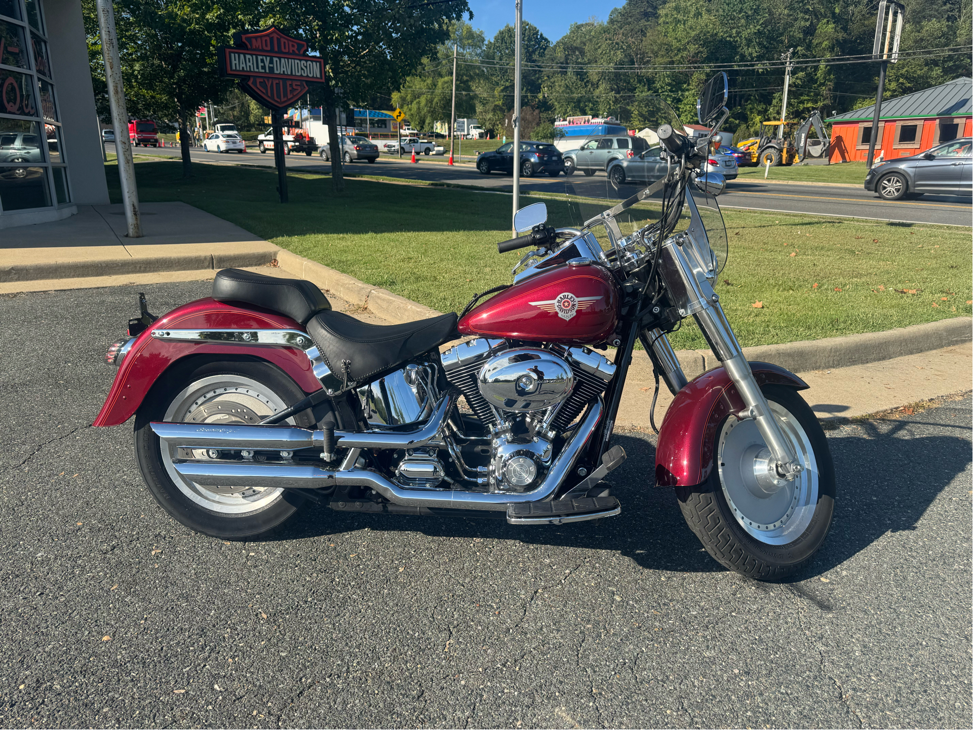 Used 2002 Harley-Davidson FLSTF/FLSTFI Fat Boy® Motorcycles in