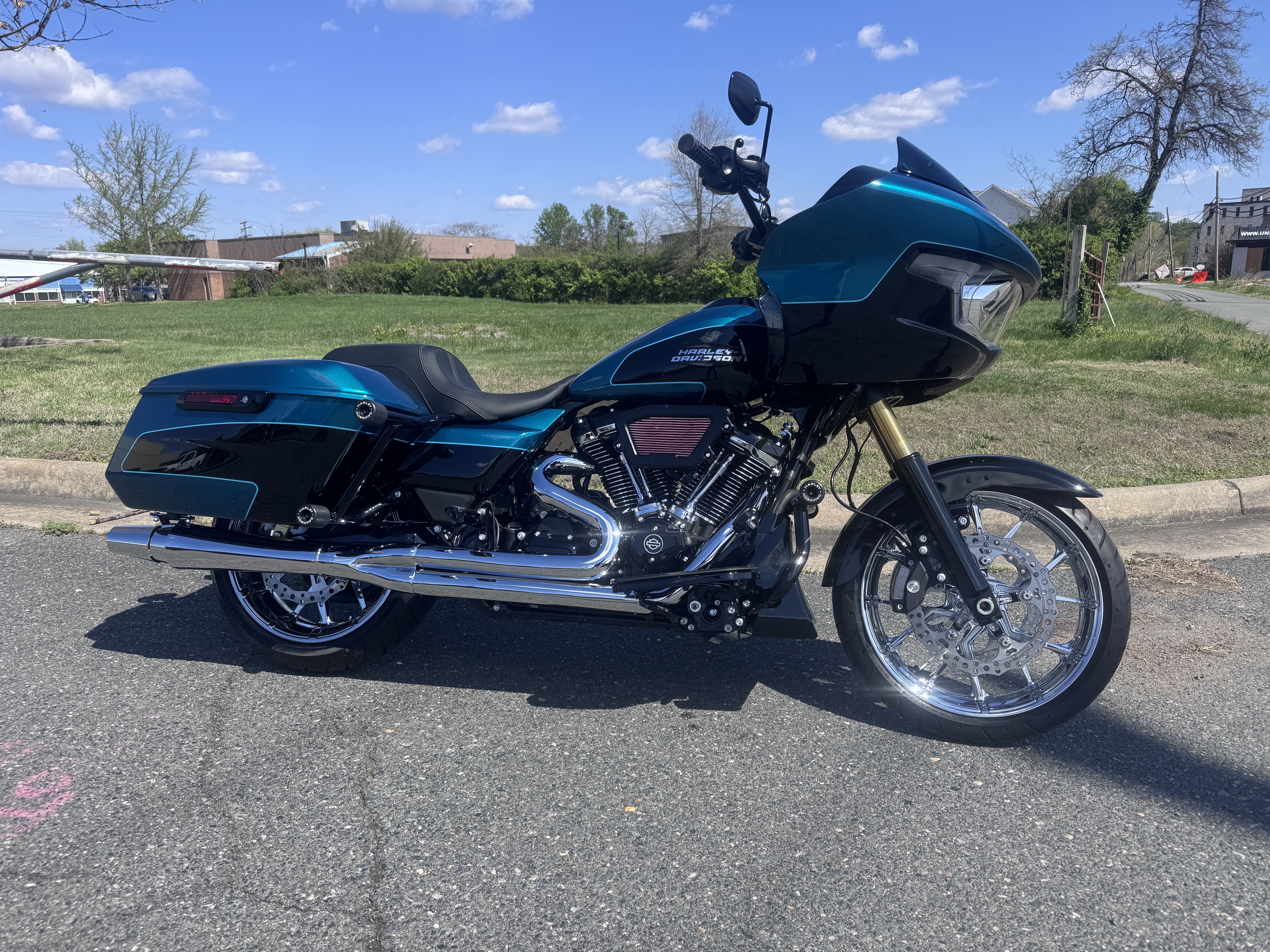 New 2026 Harley-Davidson Road Glide® Teal-Thunder Custom Build