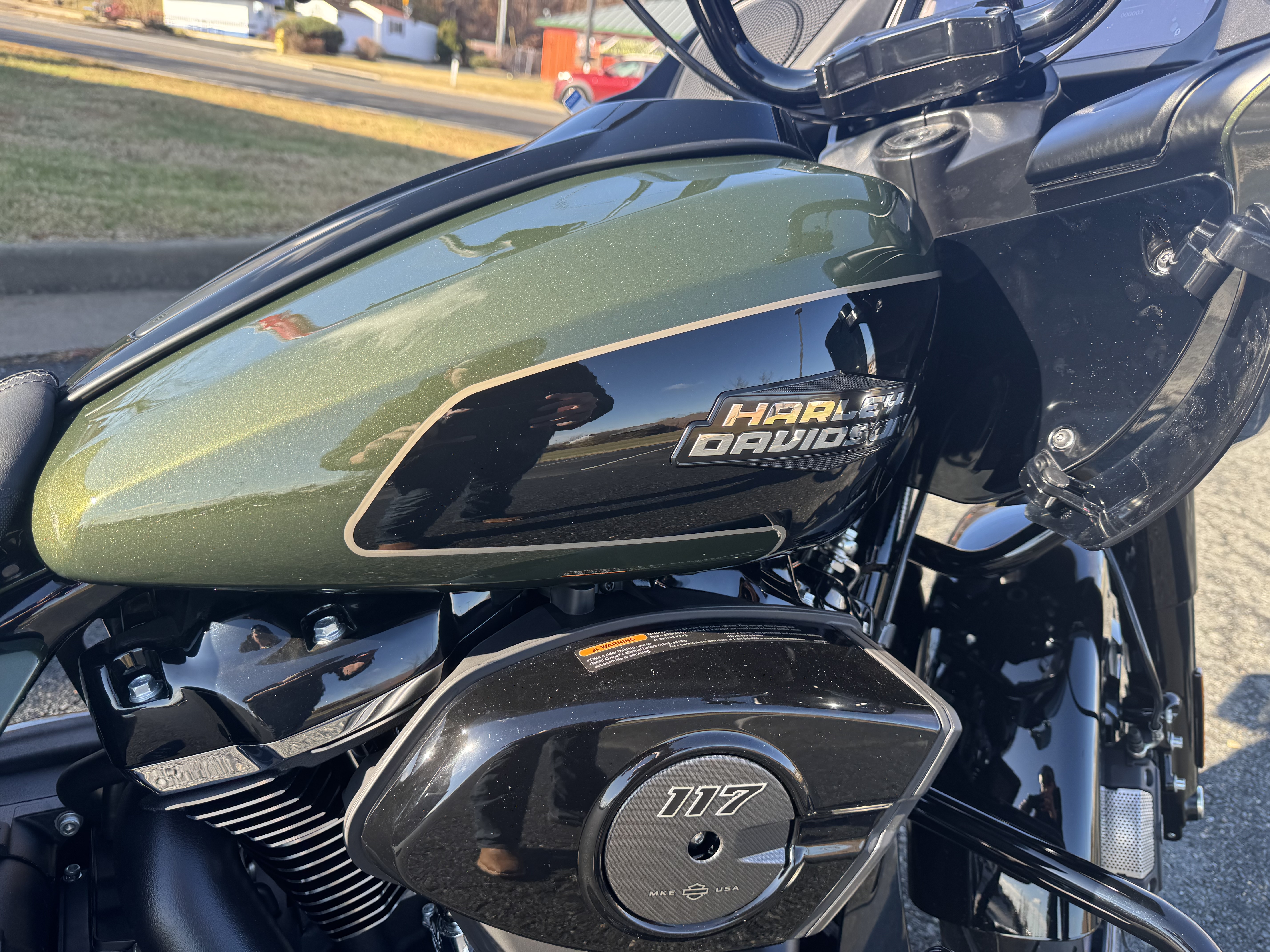 New 2026 Harley-Davidson Road Glide® Olive Steel Metallic / Vivid