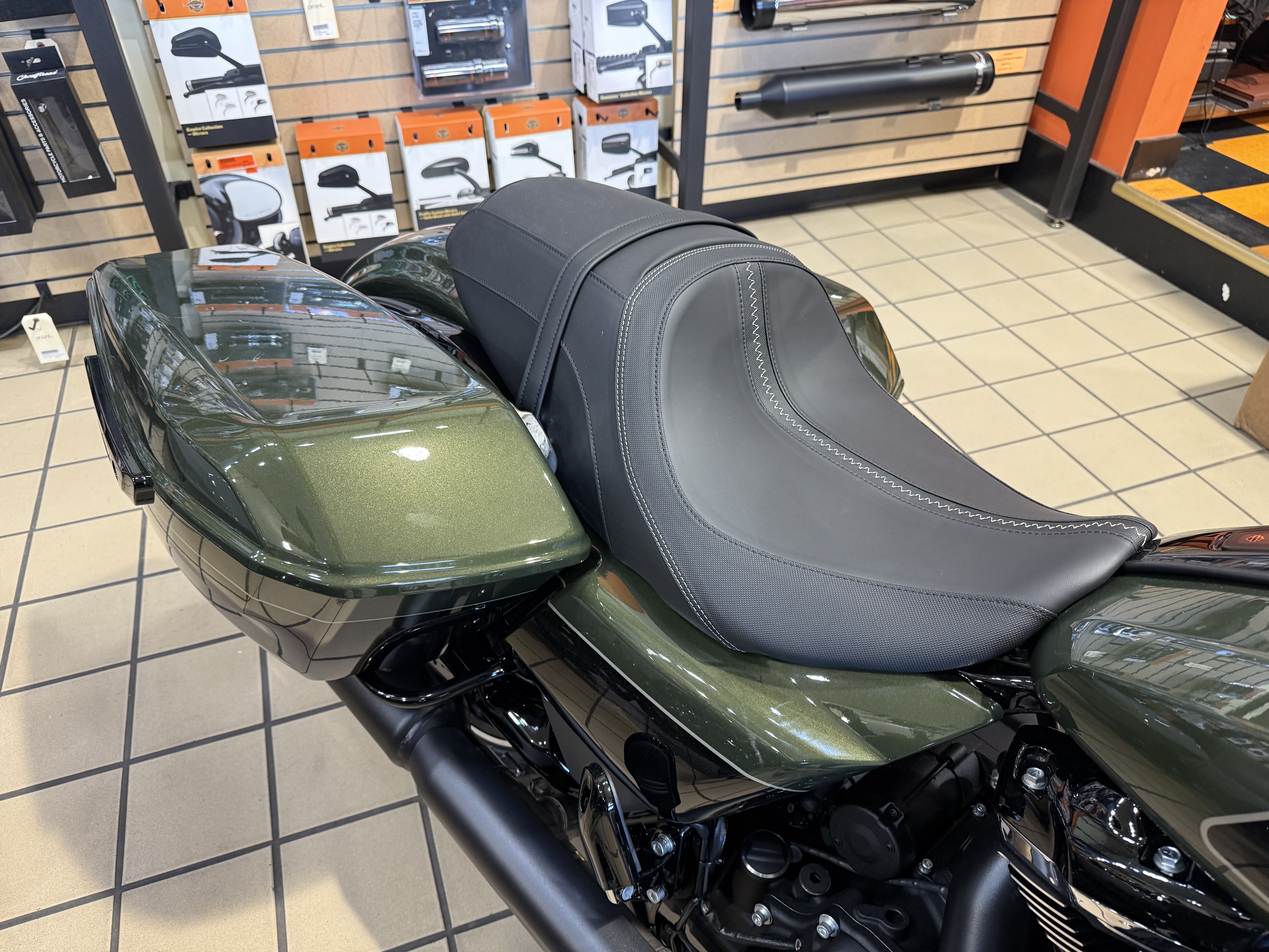 New 2026 Harley-Davidson Road Glide® Olive Steel Metallic / Vivid