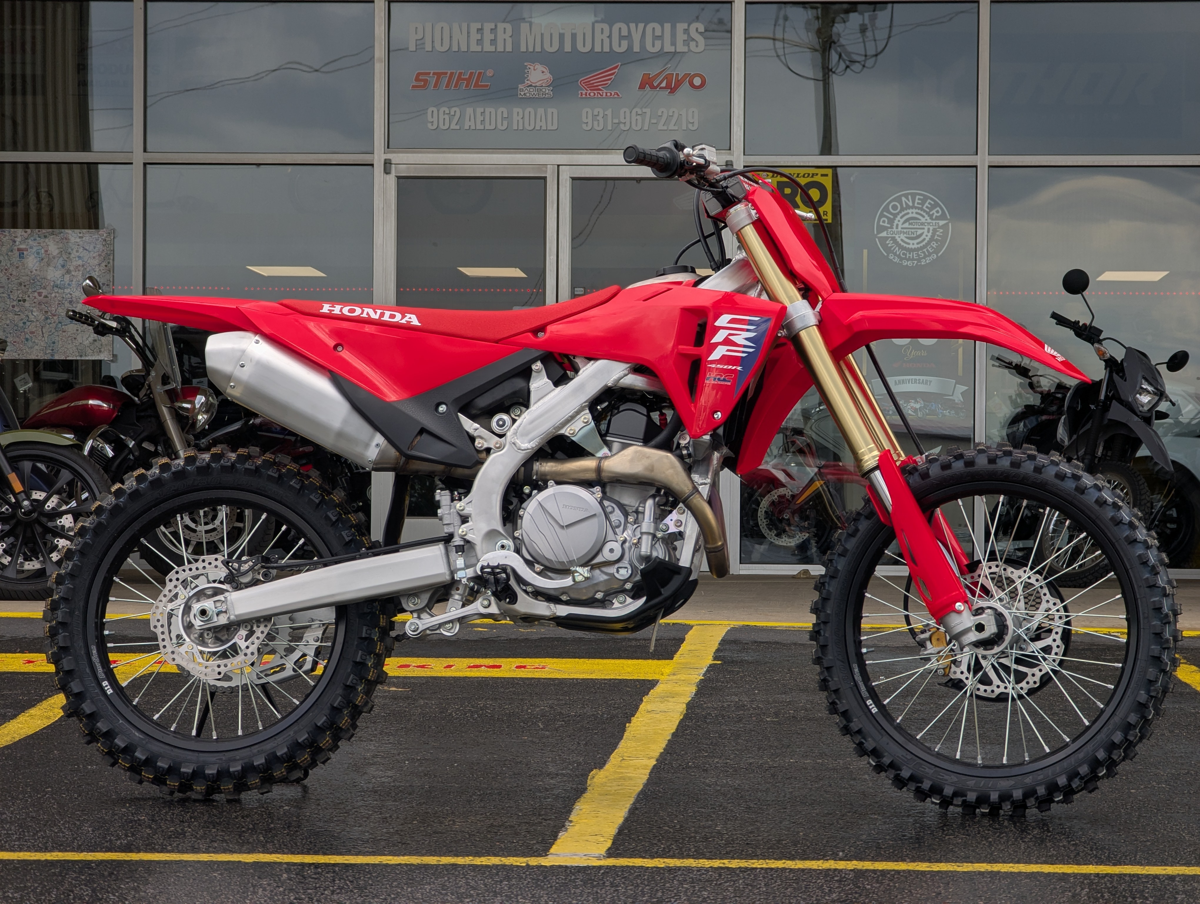 New 2026 Honda CRF450R Motorcycles in Winchester TN 073125-5 Red