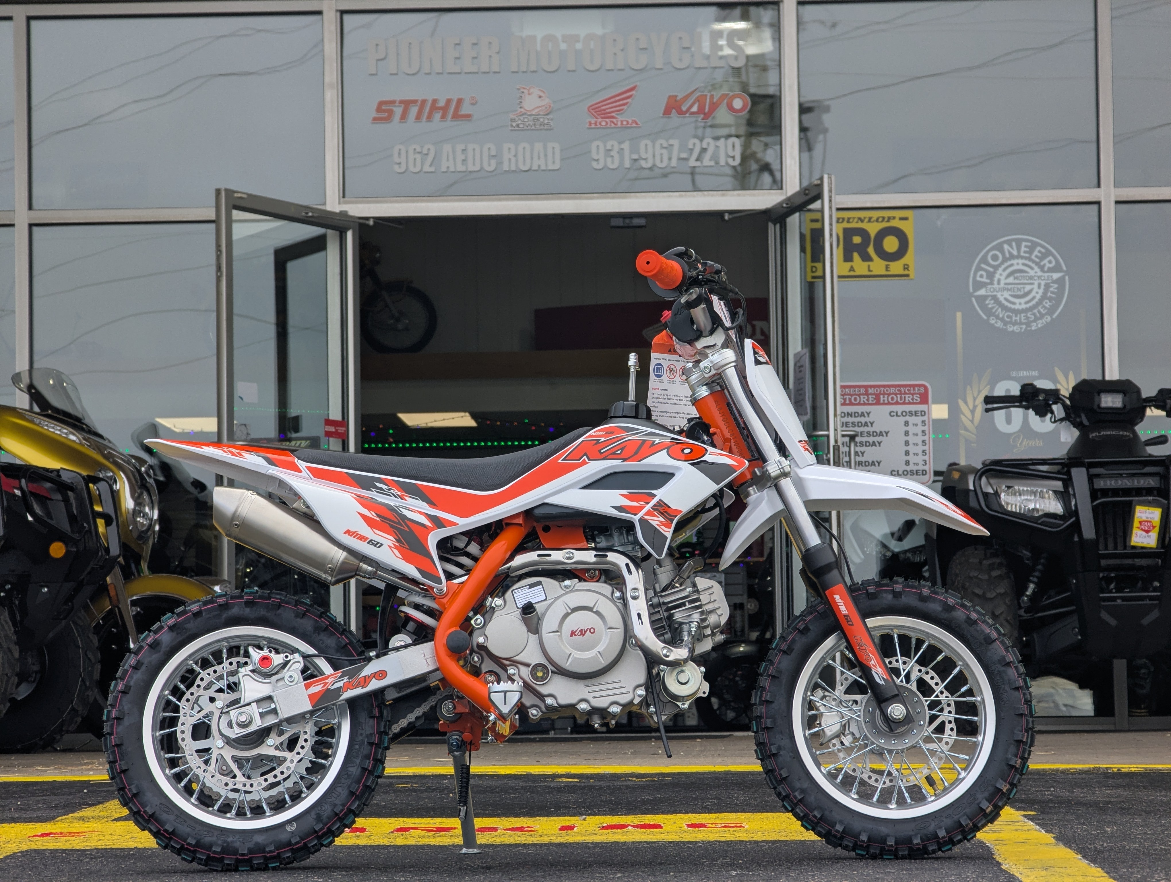 New 2026 Kayo KMB 60 | Motorcycles in Winchester TN | 122025-17 White