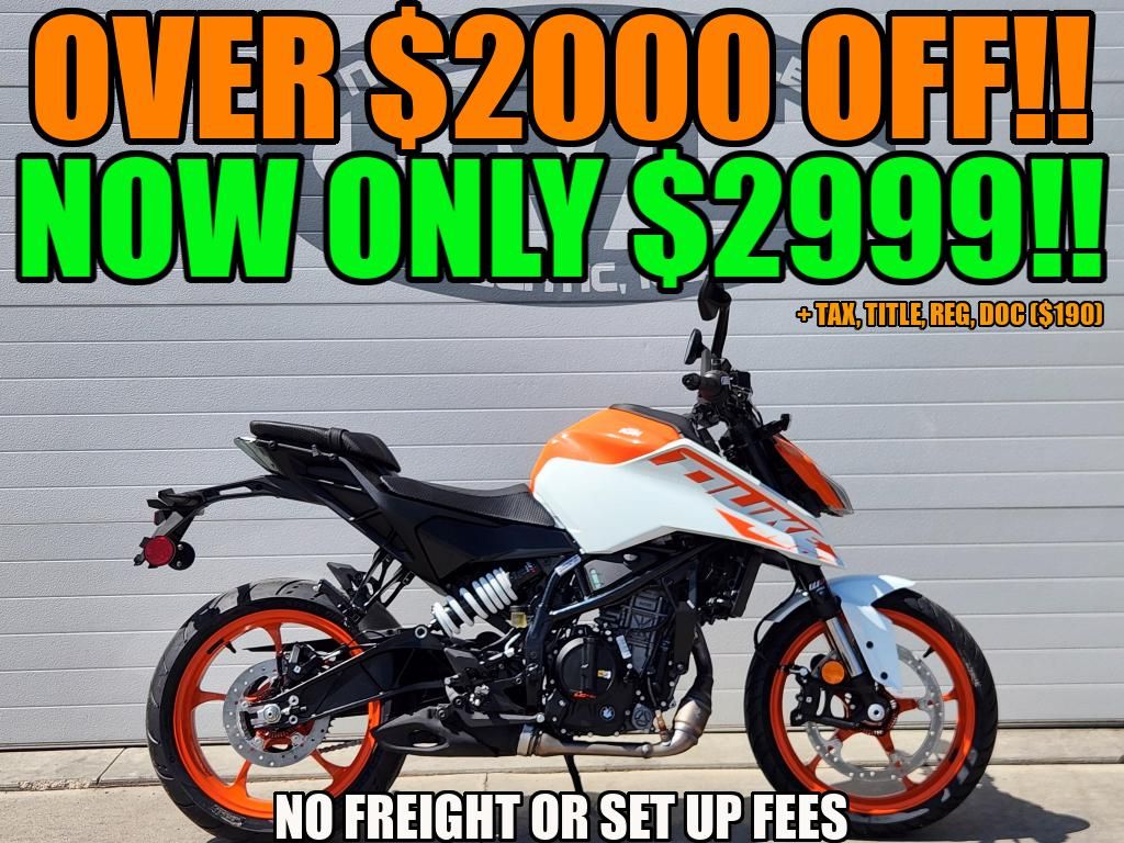New 2024 KTM 250 Duke, Atlantic IA | Specs, Price, Photos | White