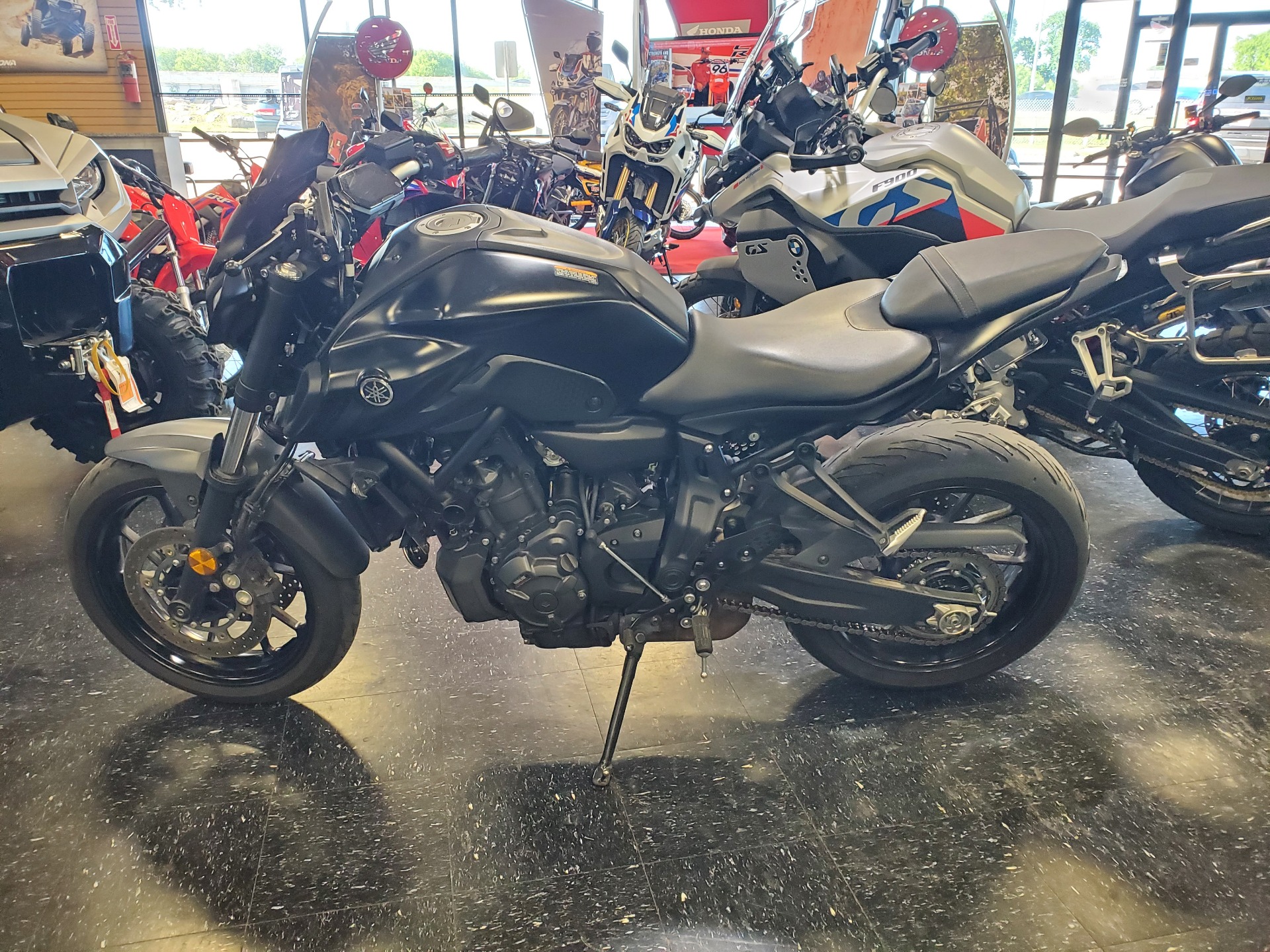 Used 2022 Yamaha MT-07 Motorcycles in Broken Arrow, OK Outside the