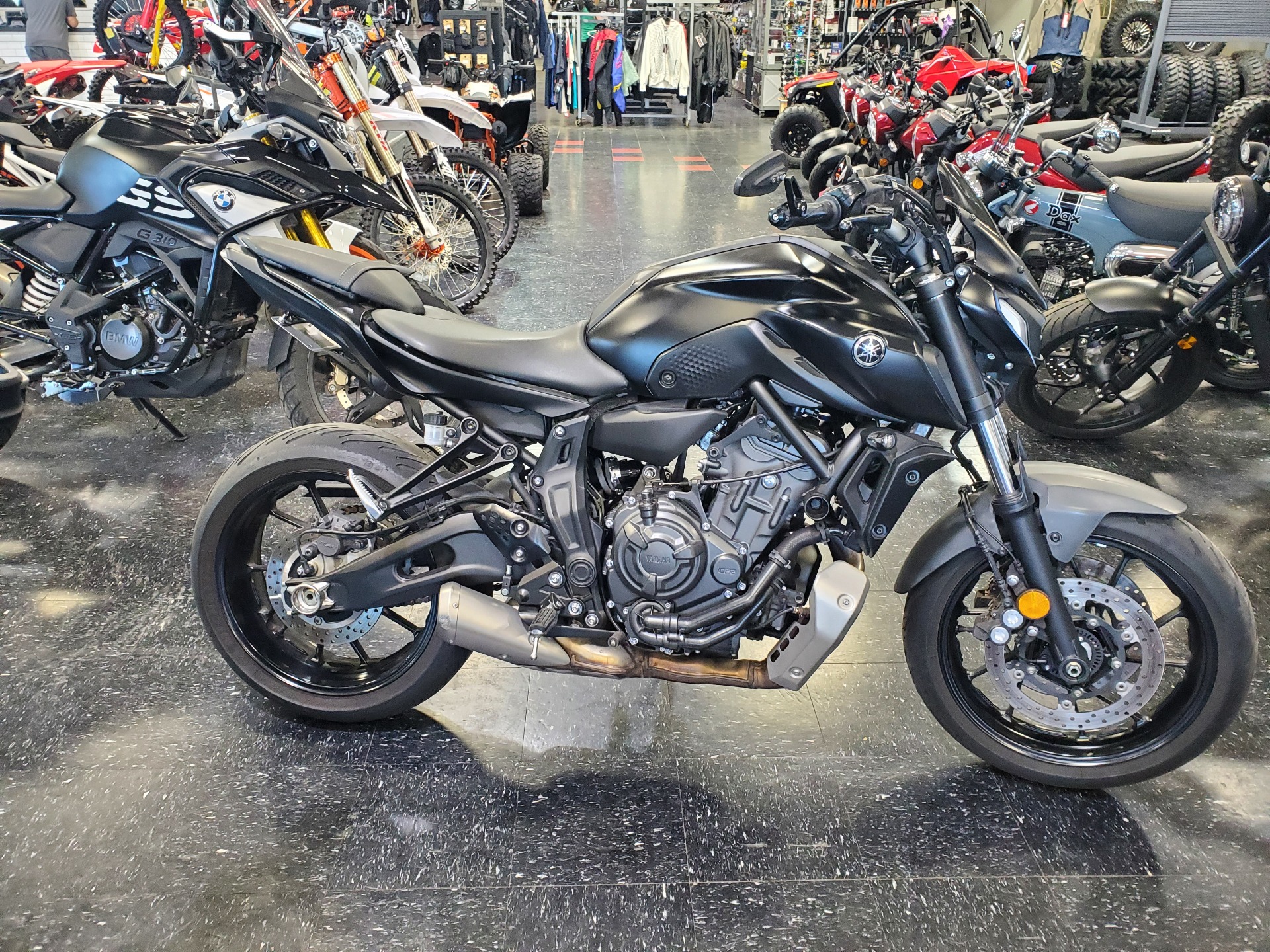 Used 2022 Yamaha MT-07 Motorcycles in Broken Arrow, OK Outside the