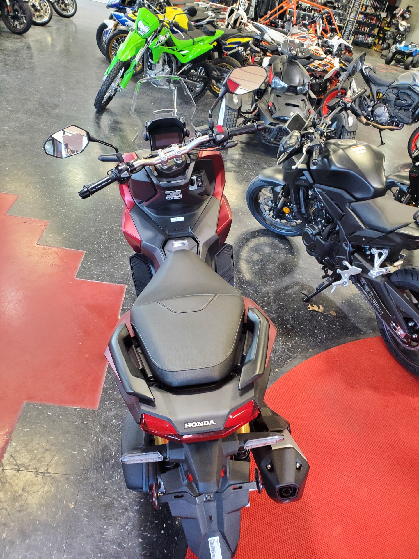 New 2024 Honda ADV160 Scooters in Broken Arrow, OK Outside the