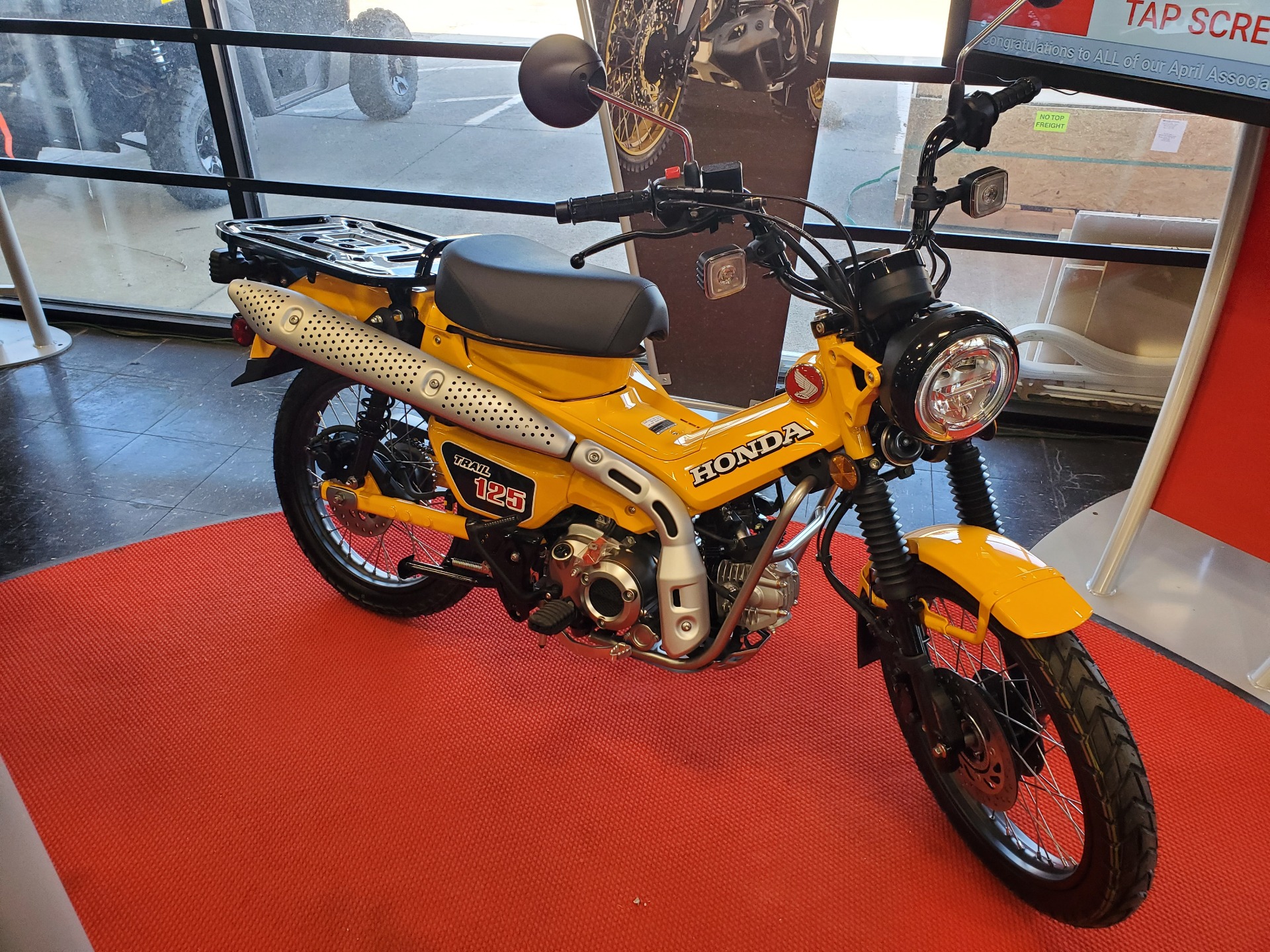 New 2024 Honda Trail125 Motorcycles in Broken Arrow, OK Outside