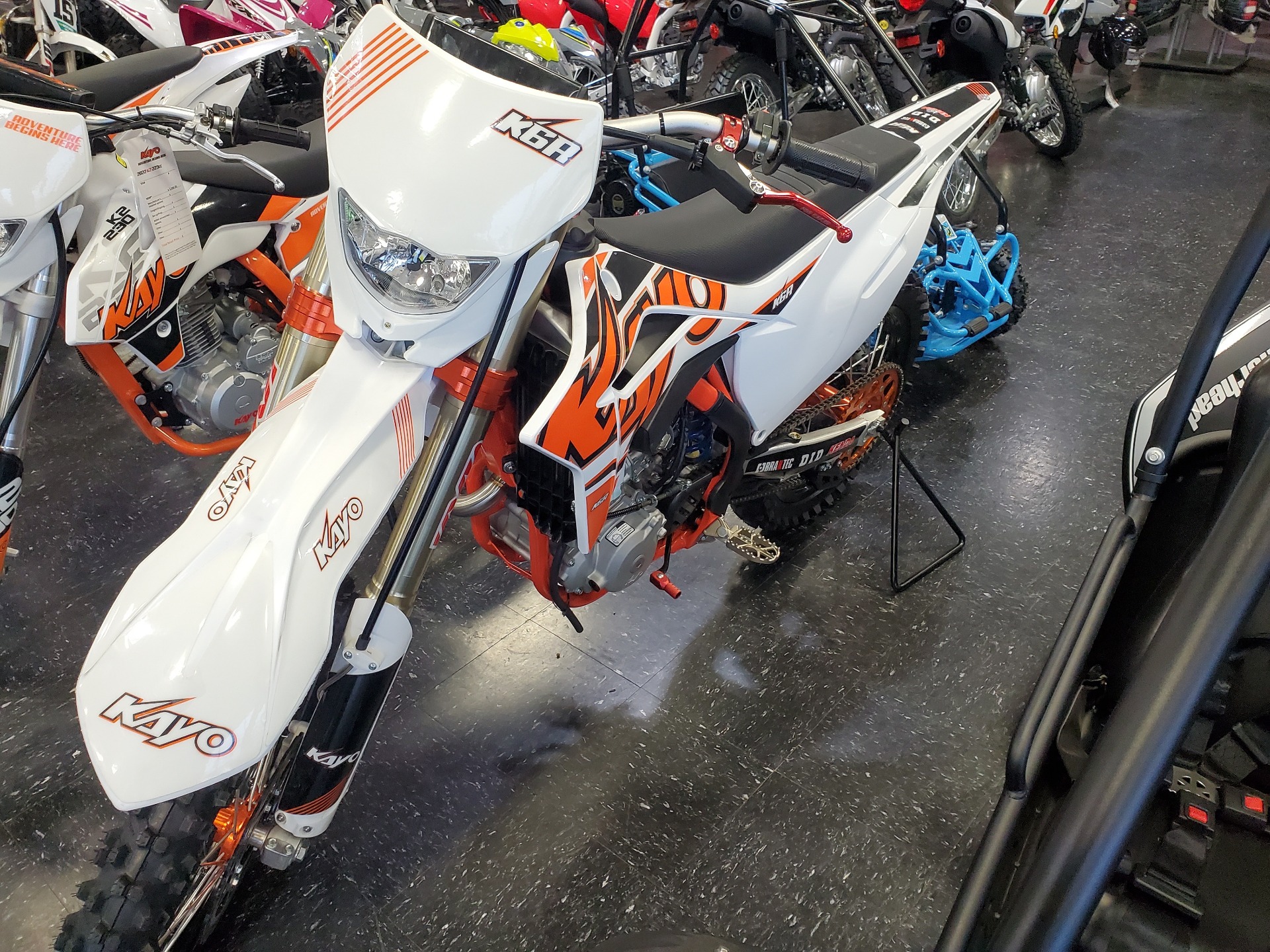 New 2022 Kayo K6-R 250 Motorcycles in Broken Arrow, OK Outside the